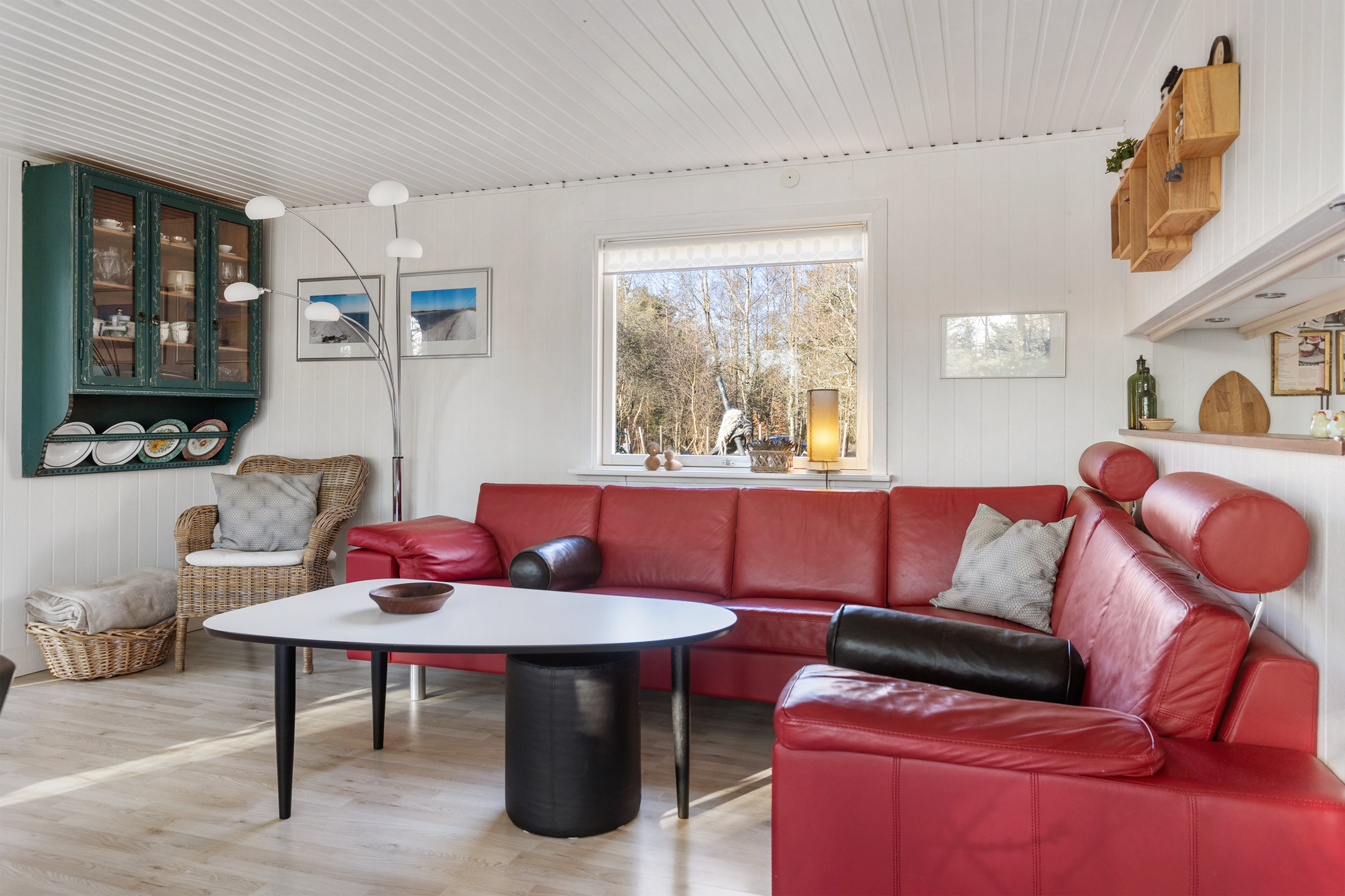 Fremhævet stue billede i fuldskærmstilstand. Billede af Lynglund 5, Lyngså, 9300 Sæby