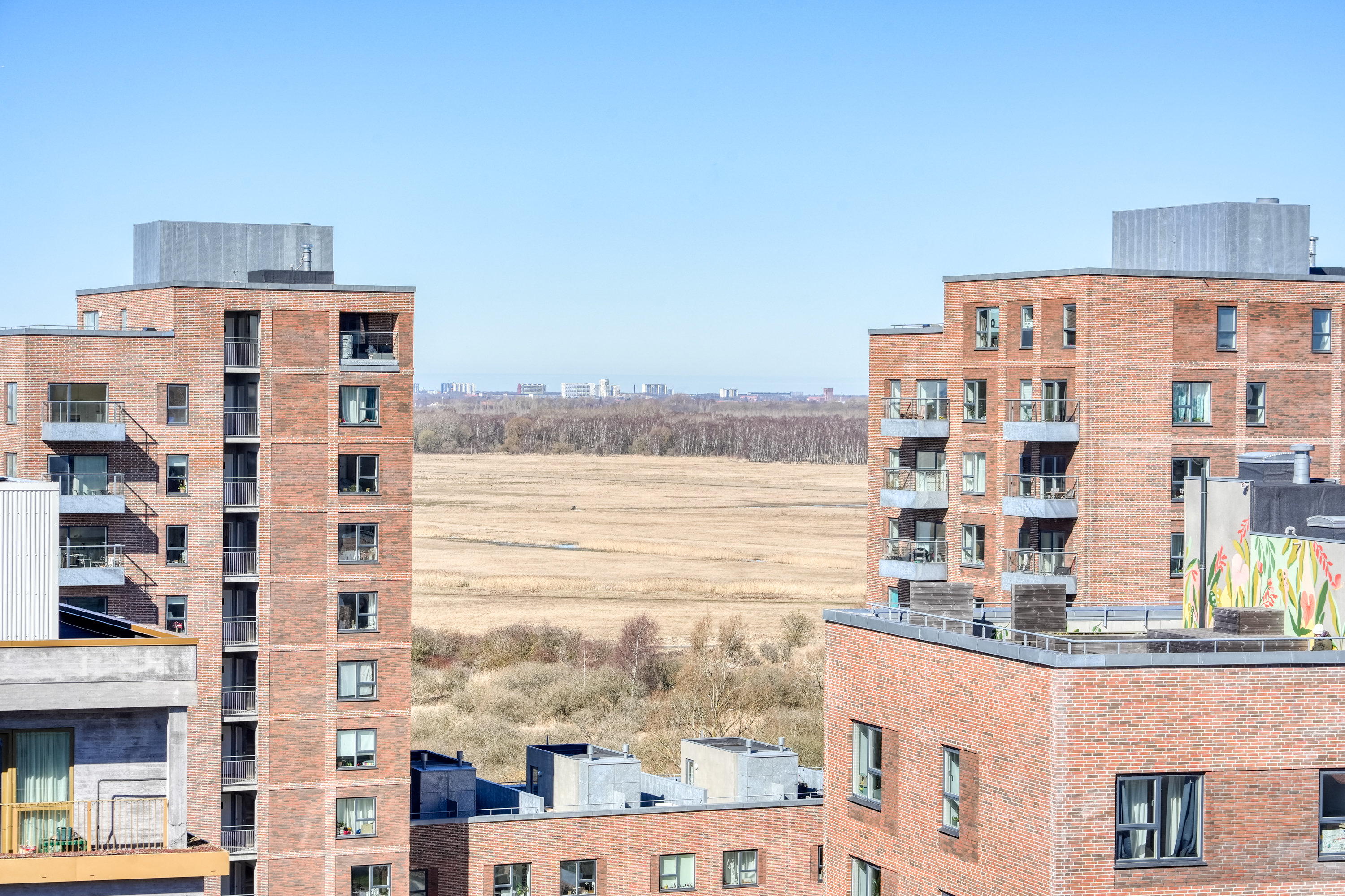 Fremhævet udsigt billede i fuldskærmstilstand. Billede af Else Alfelts Vej 91, 9. tv., 2300 København S