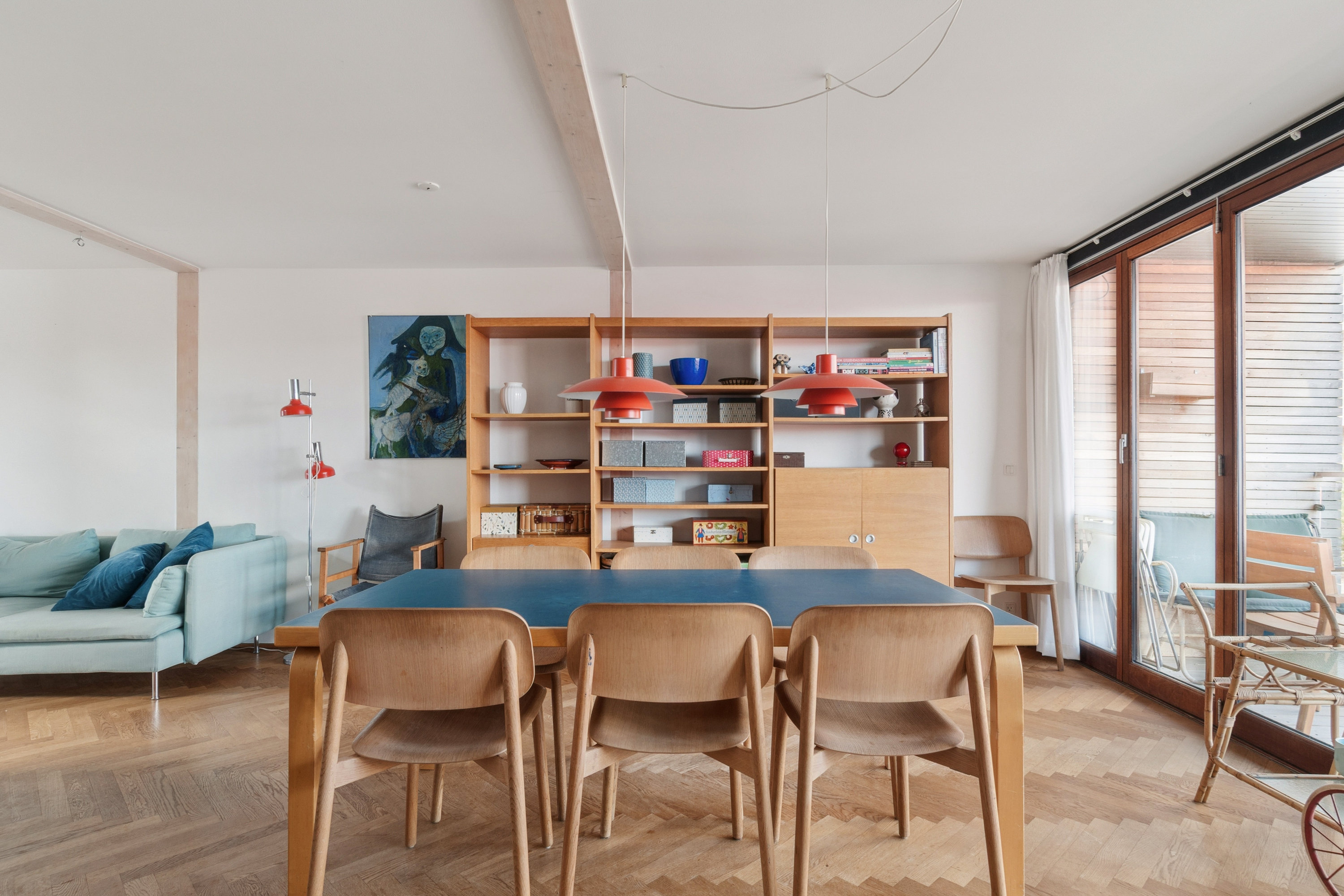 Fremhævet spisestue billede i fuldskærmstilstand. Billede af Linus Paulings Vej 1, 2450 København SV