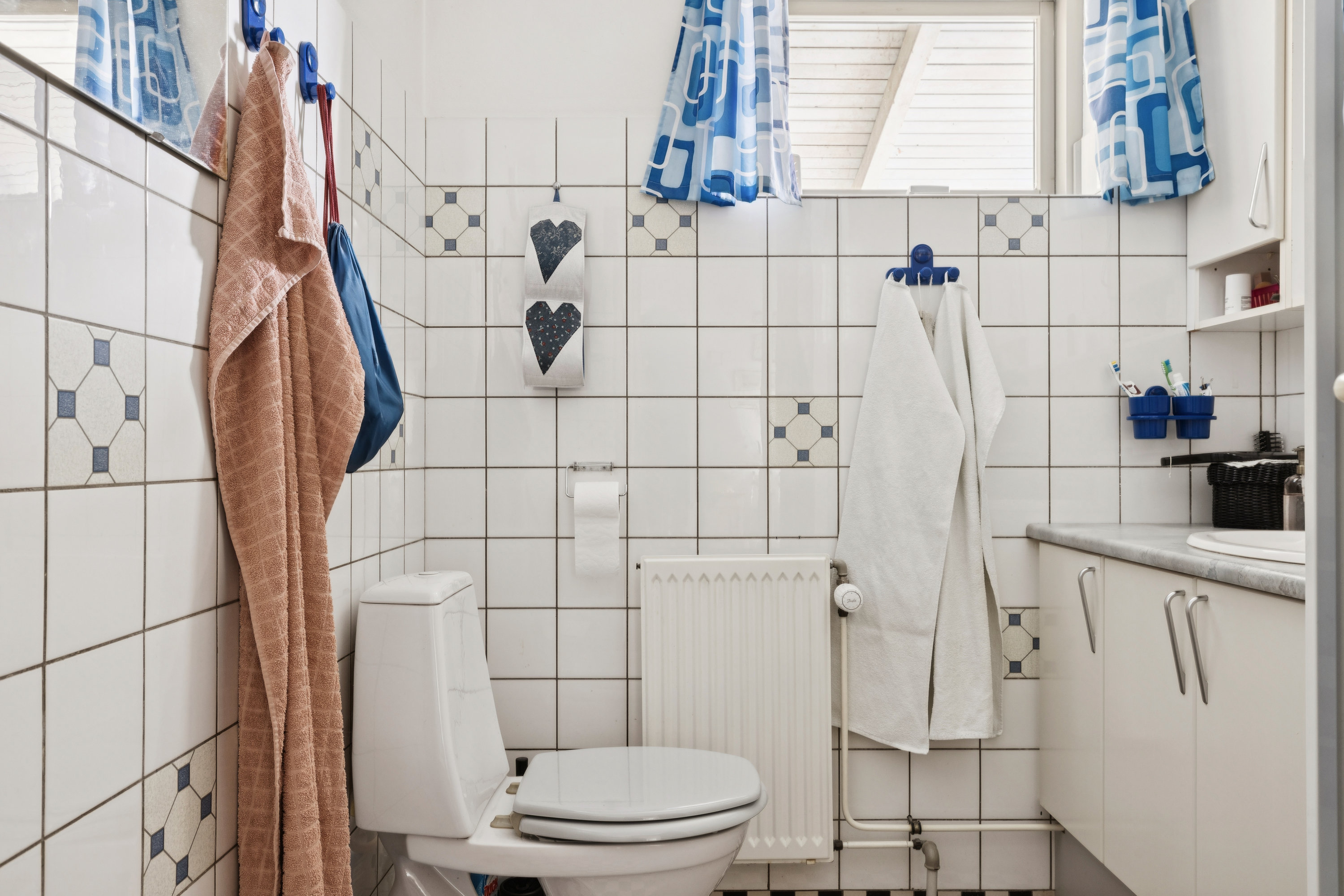 Fremhævet badeværelse billede i fuldskærmstilstand. Billede af Grave Banke 8, Strandby Mk, 5683 Haarby