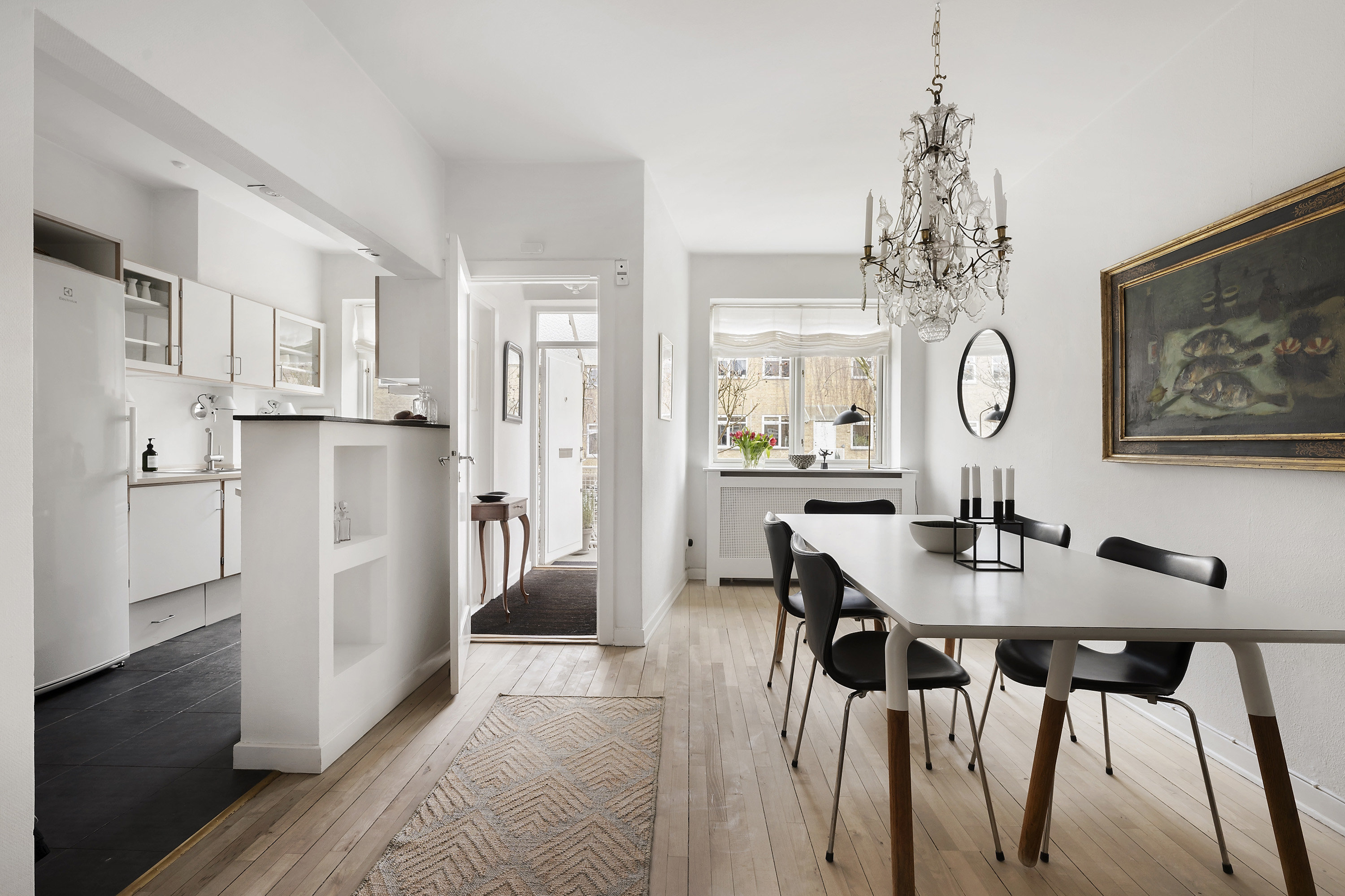 Fremhævet spisekøkken billede i fuldskærmstilstand. Billede af Kollegiehaven 9, 2920 Charlottenlund