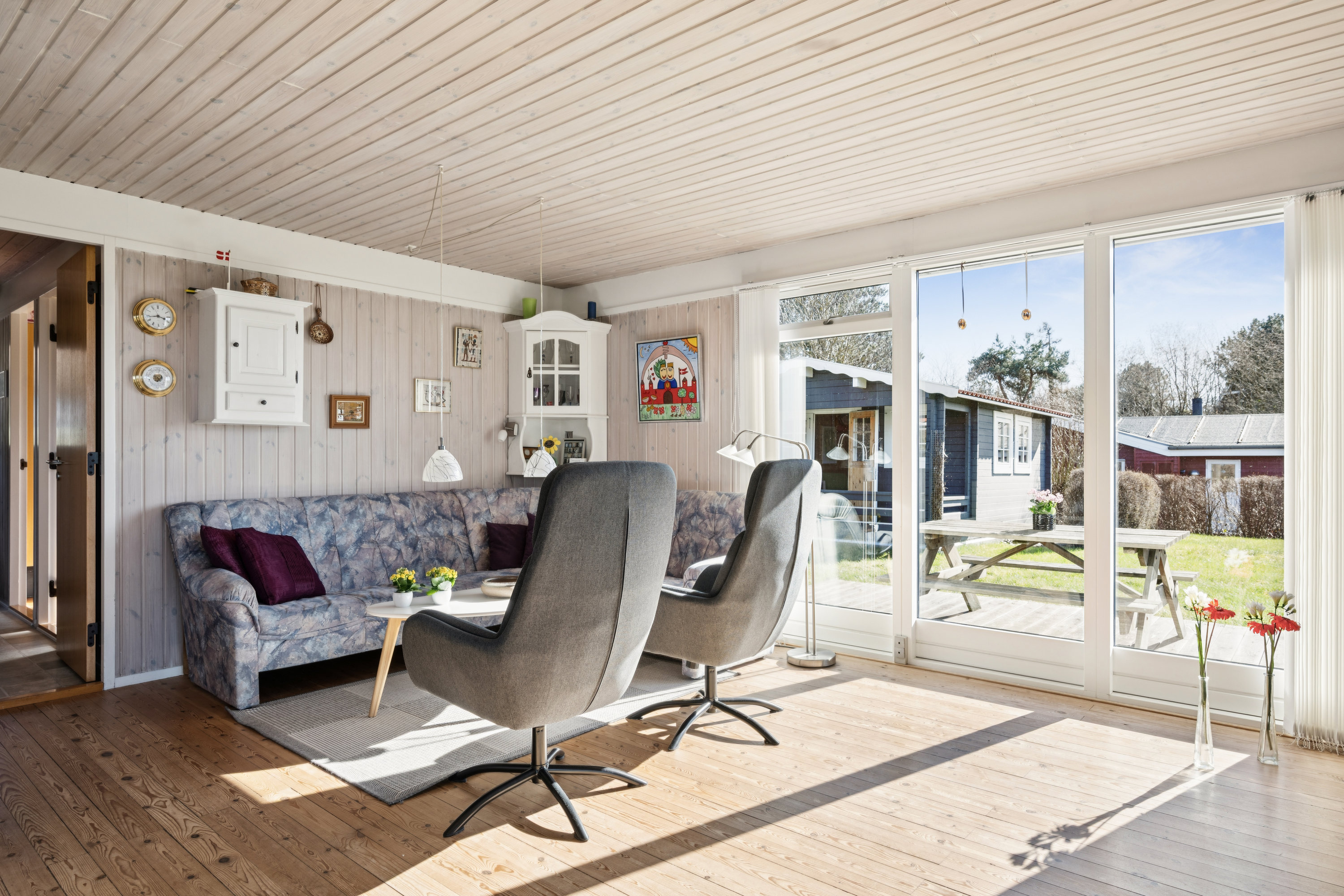 Fremhævet stue billede i fuldskærmstilstand. Billede af Brunkløvervej 14, Øer Strand, 8400 Ebeltoft