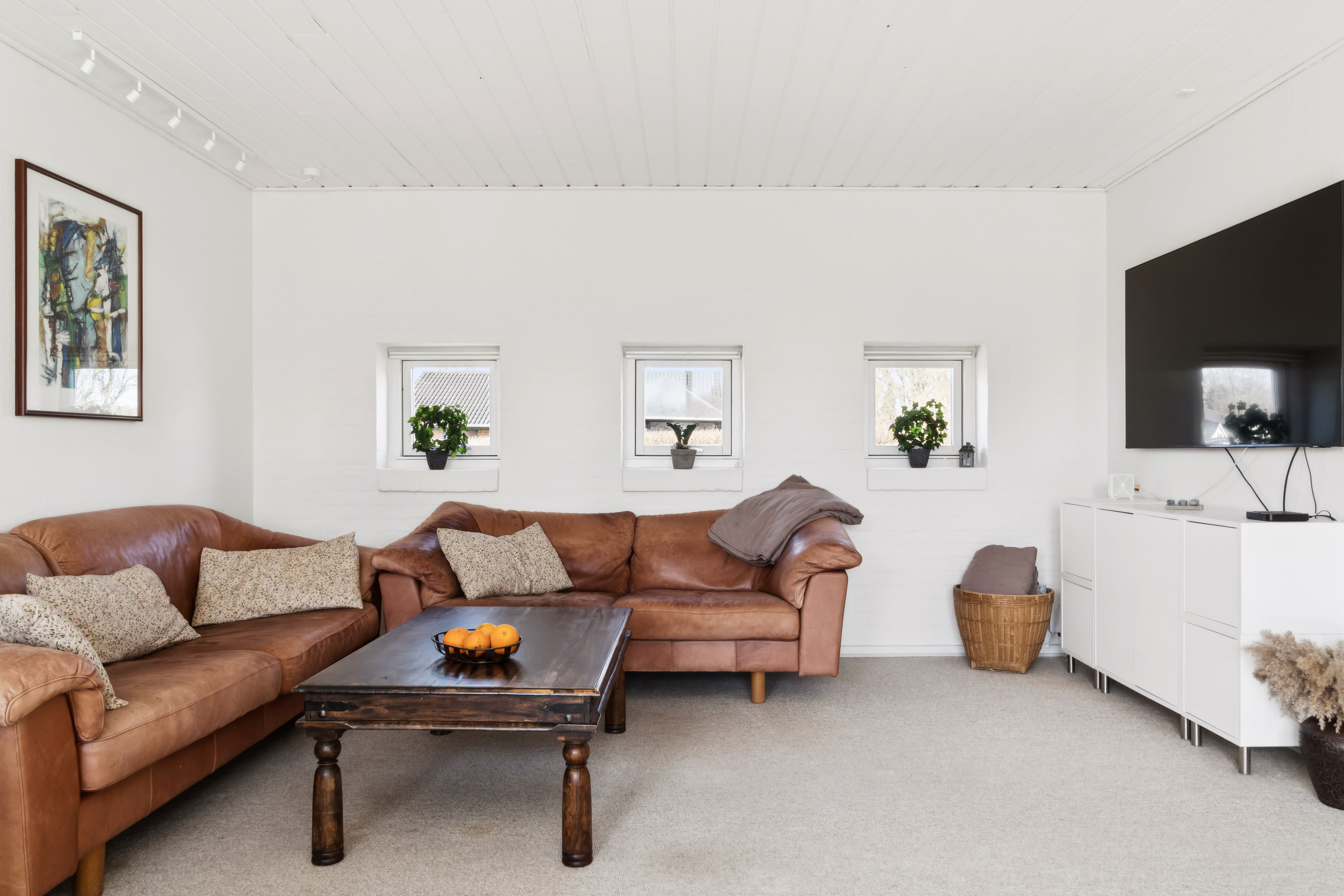 Fremhævet stue billede i fuldskærmstilstand. Billede af Axel Munchsvej 34, 8550 Ryomgård