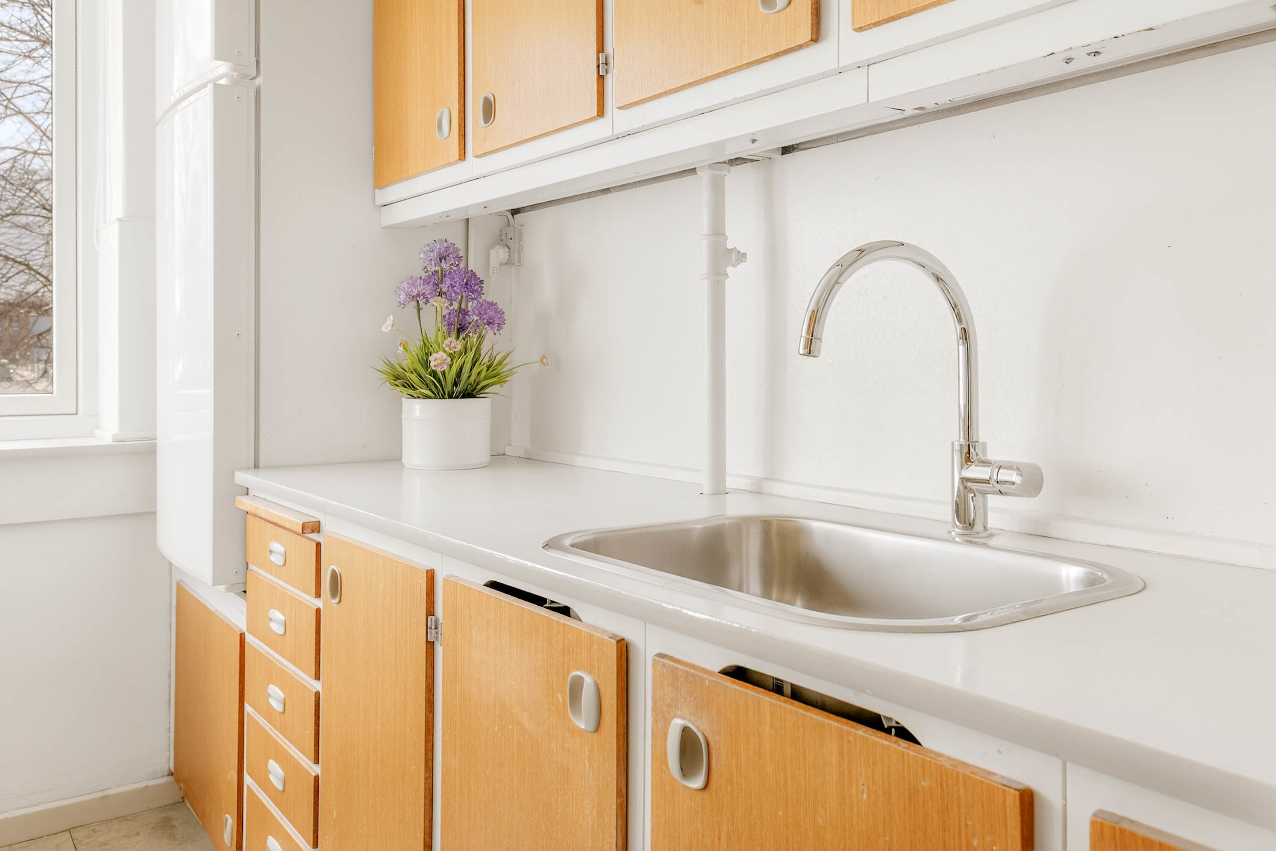 Fremhævet køkken billede i fuldskærmstilstand. Billede af Højagerparken 4, st.. tv., 2750 Ballerup