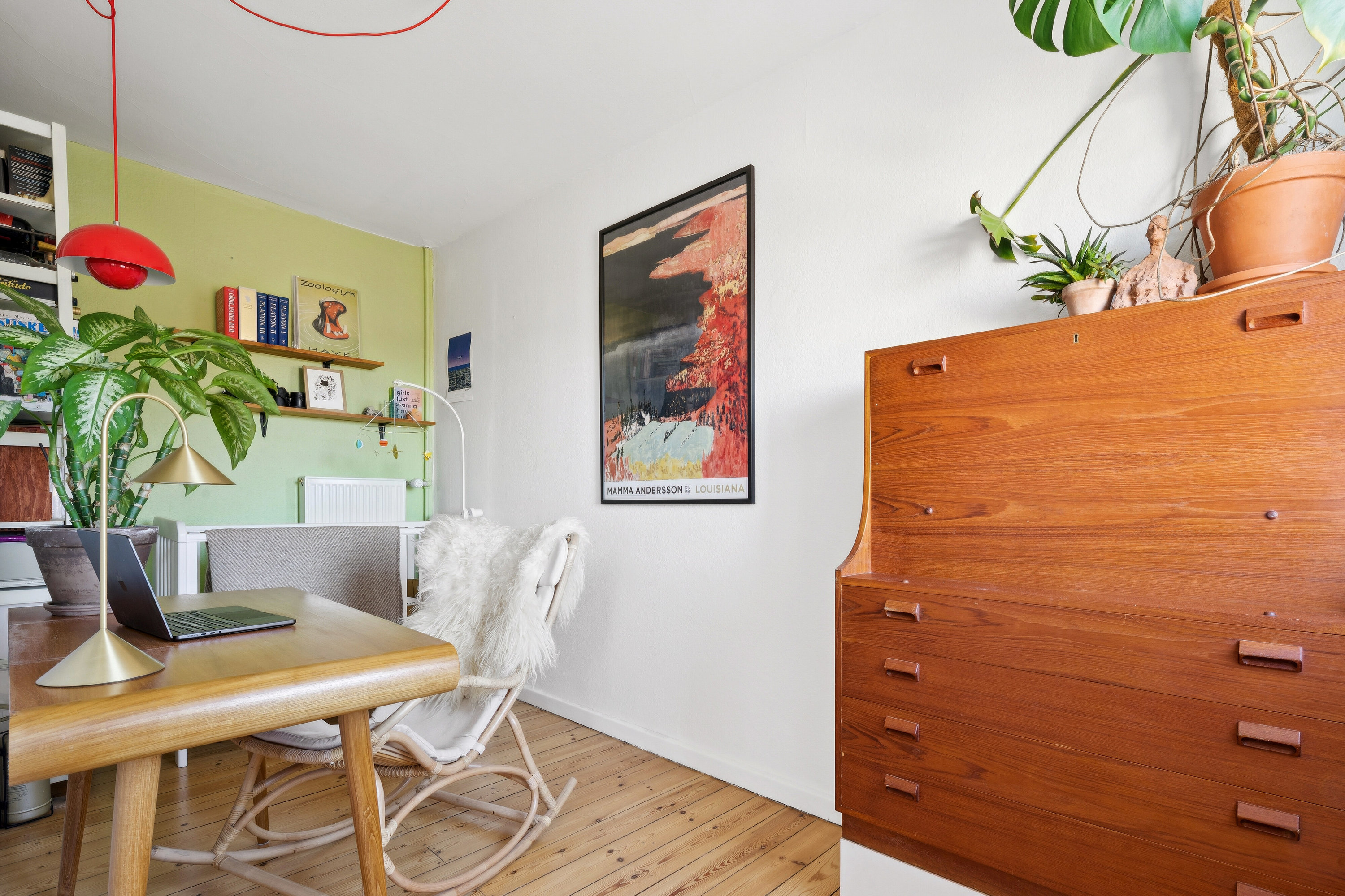 Fremhævet arbejdsværelse billede i fuldskærmstilstand. Billede af Rossinisvej 8, 3. th., 2450 København SV