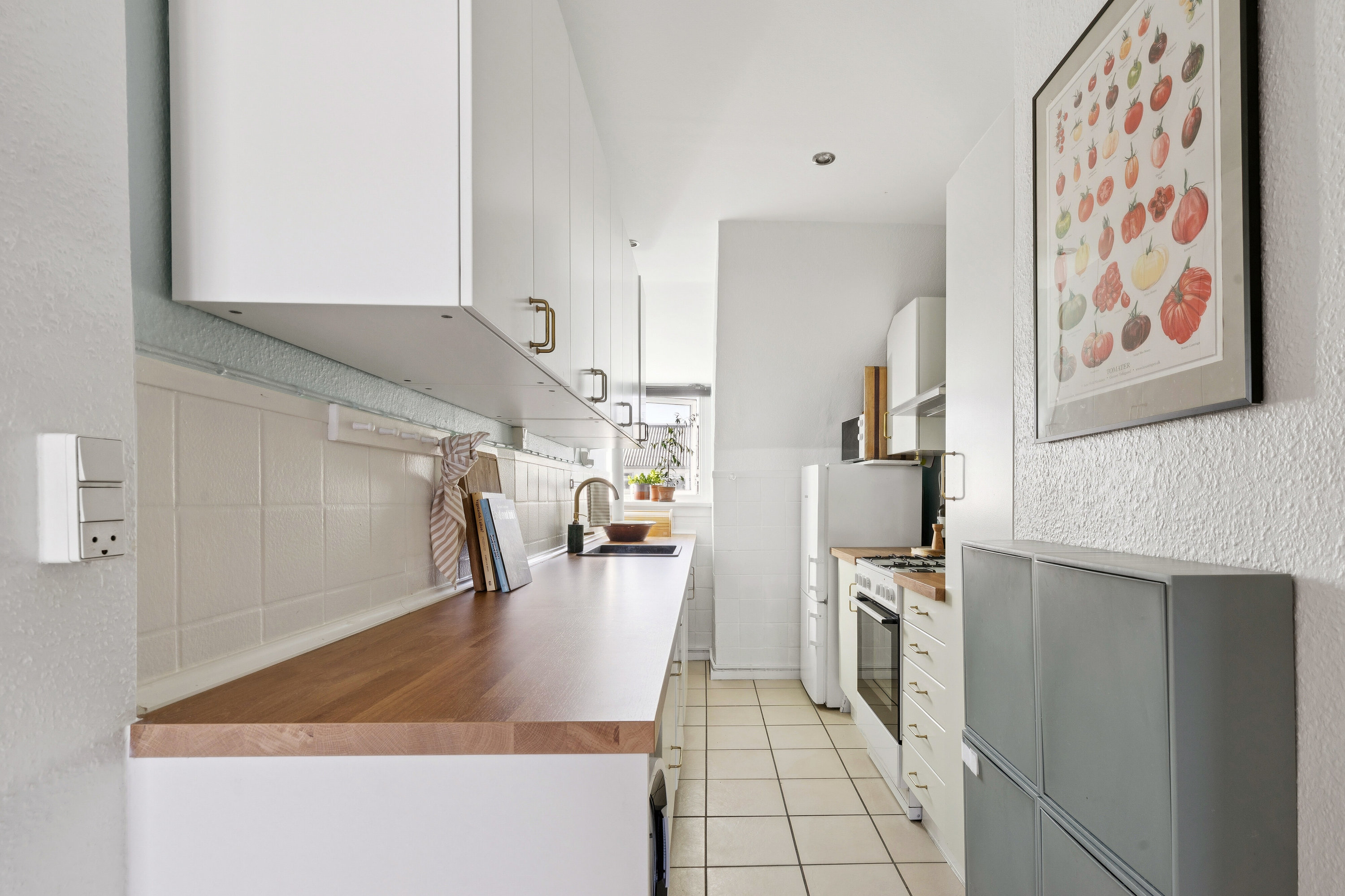 Fremhævet køkken billede i fuldskærmstilstand. Billede af Rossinisvej 8, 3. th., 2450 København SV