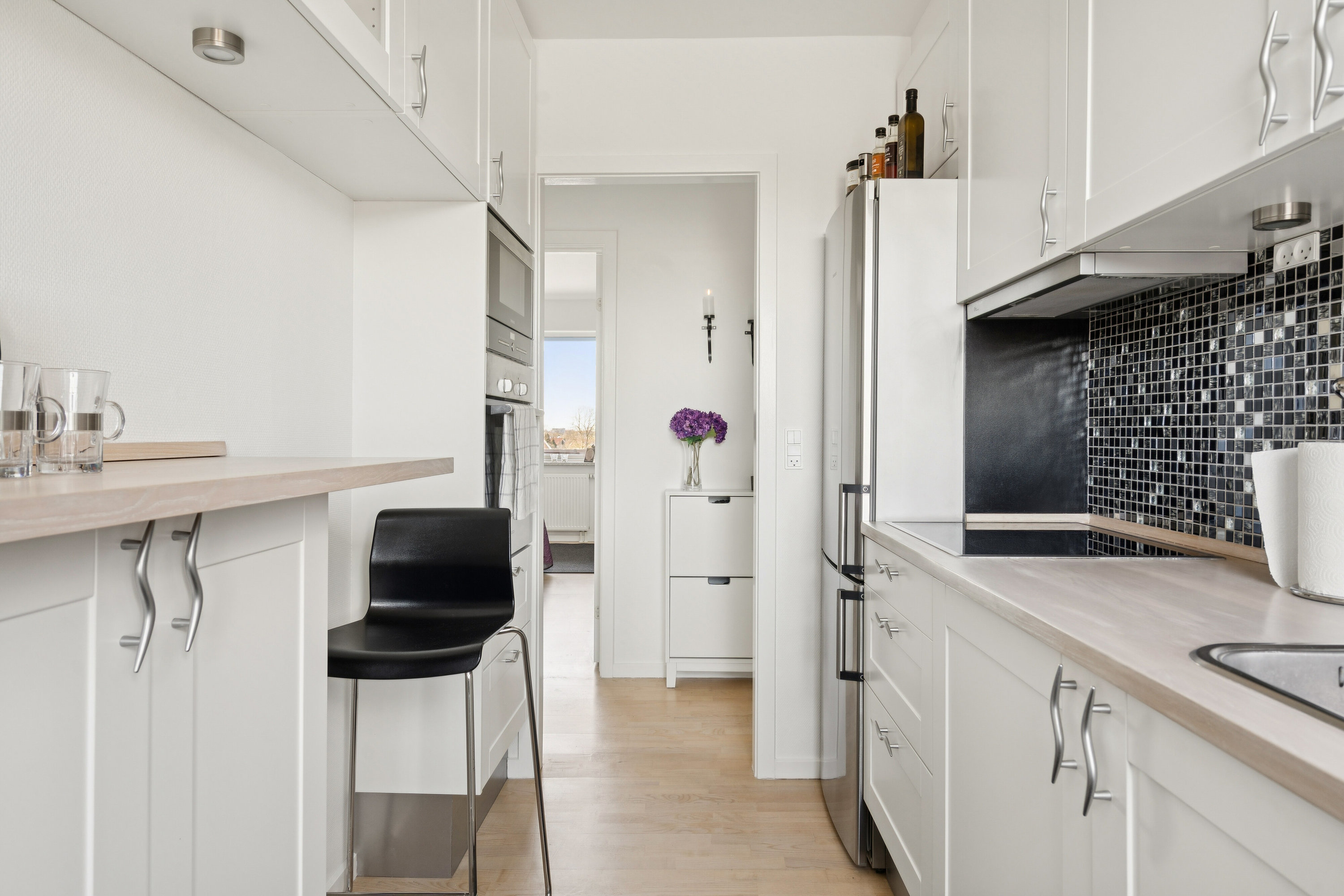Fremhævet køkken billede i fuldskærmstilstand. Billede af Gyvelvej 2A, 2. tv., 4000 Roskilde