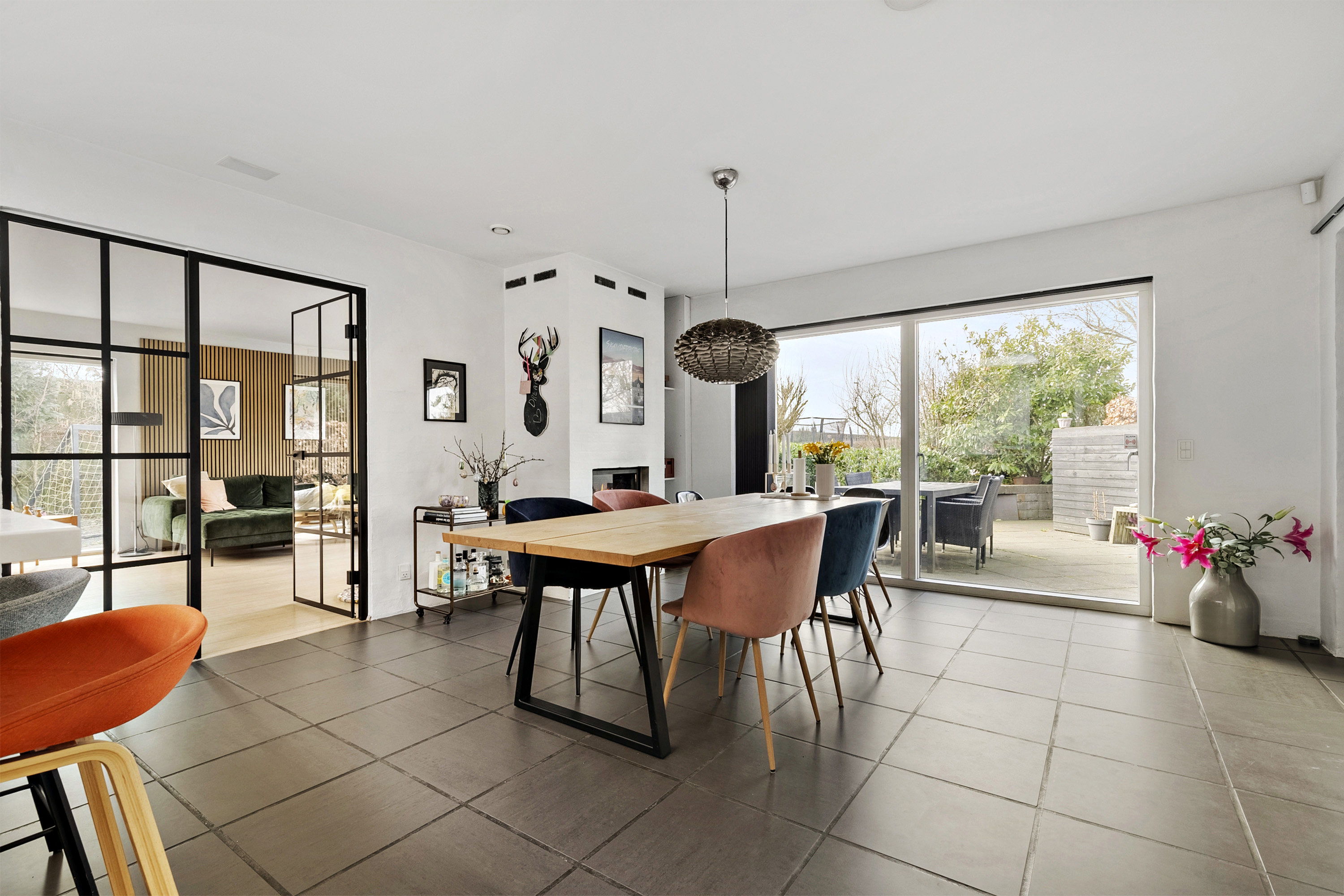 Fremhævet spisestue billede i fuldskærmstilstand. Billede af Rosenvænget 88, 8362 Hørning