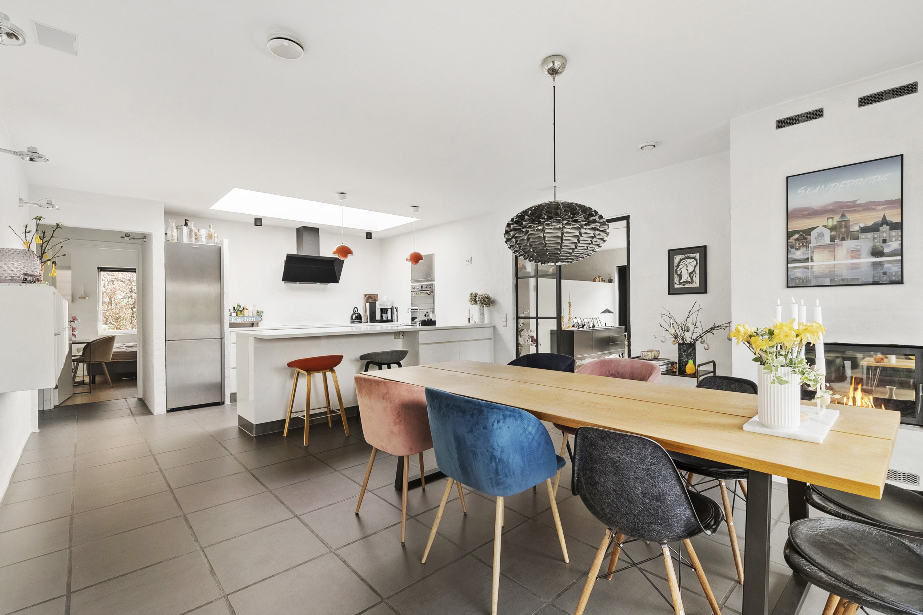 Fremhævet spisestue billede i fuldskærmstilstand. Billede af Rosenvænget 88, 8362 Hørning