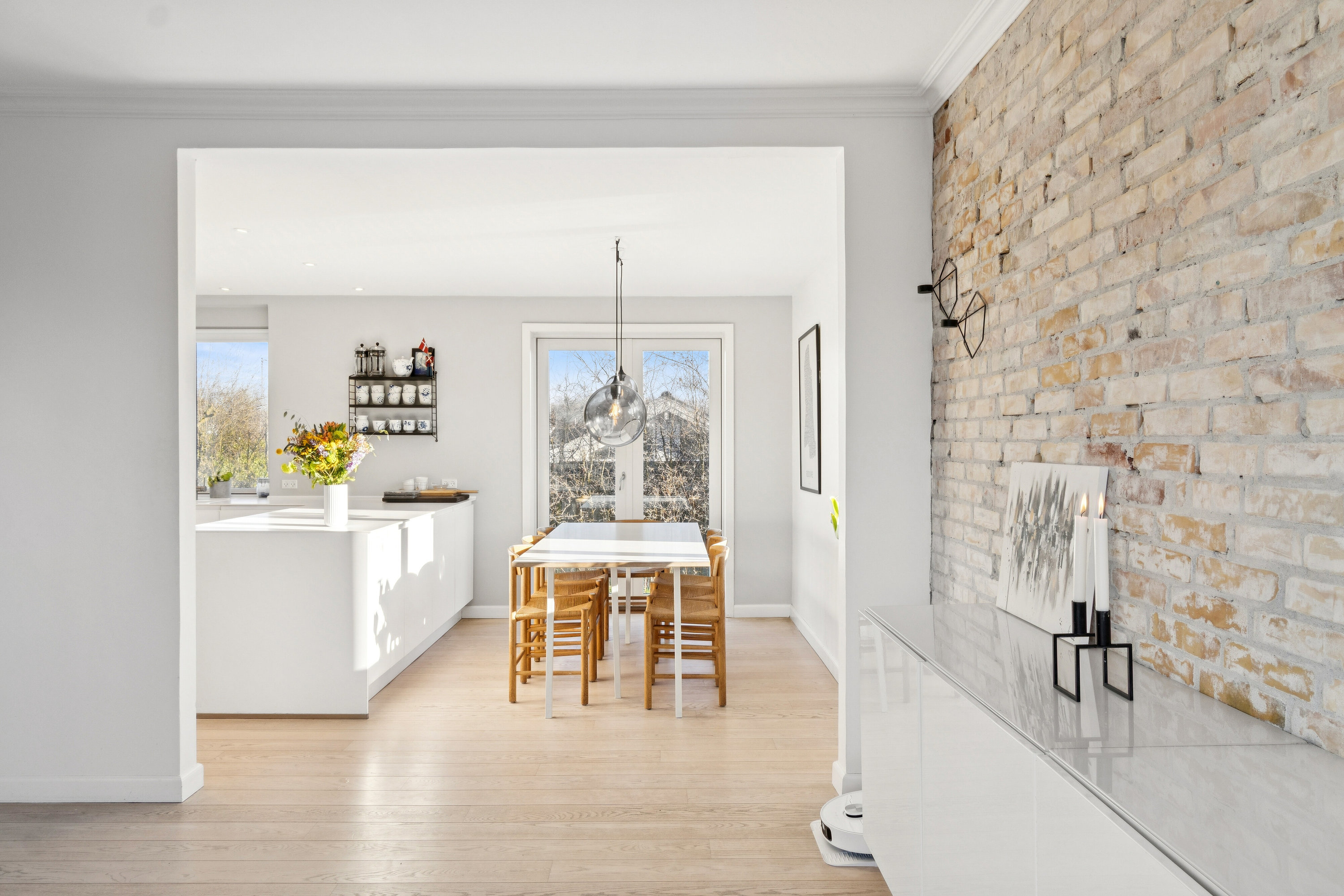 Fremhævet spisestue billede i fuldskærmstilstand. Billede af Nørregårdsvej 132, 2610 Rødovre