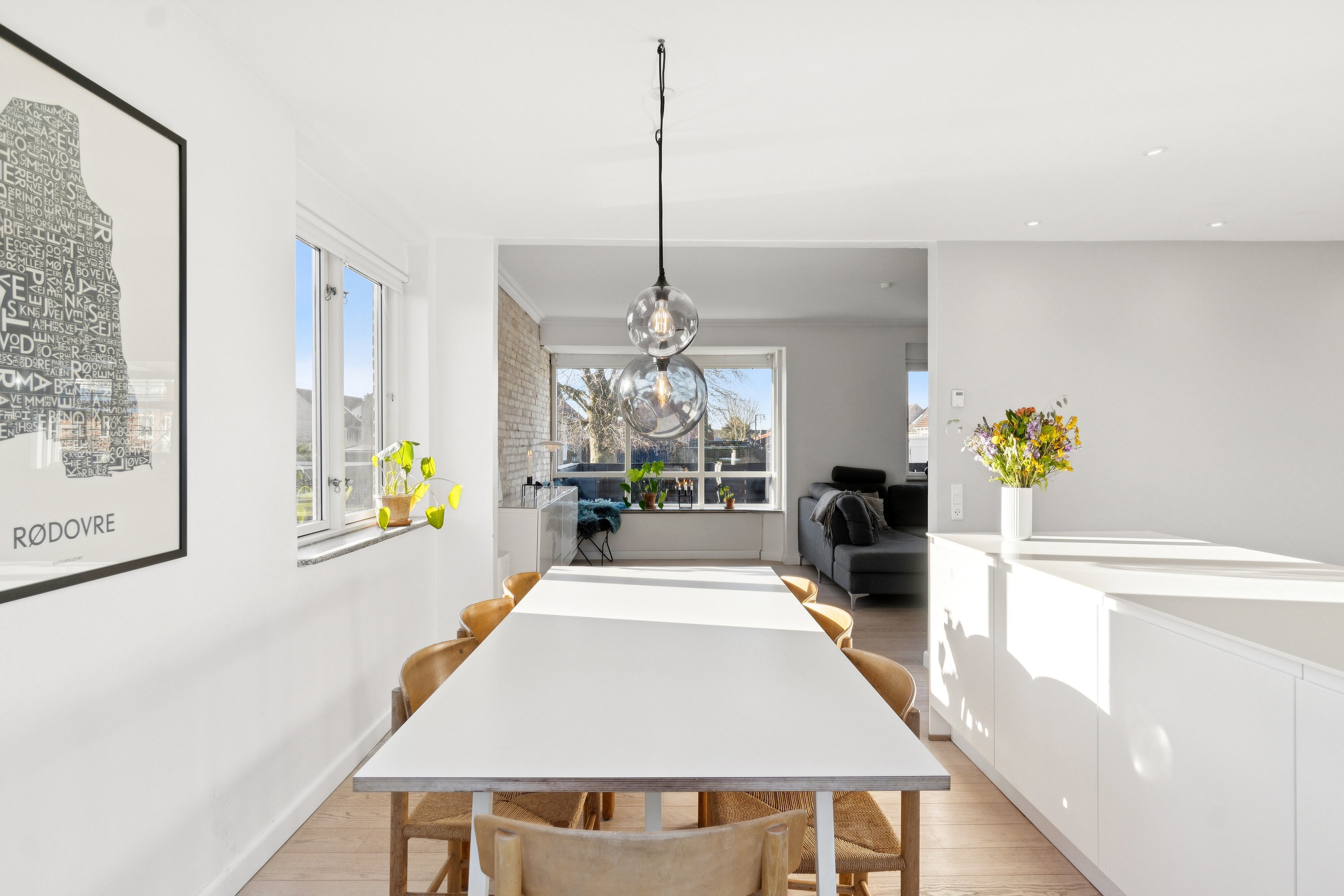 Fremhævet spisestue billede i fuldskærmstilstand. Billede af Nørregårdsvej 132, 2610 Rødovre