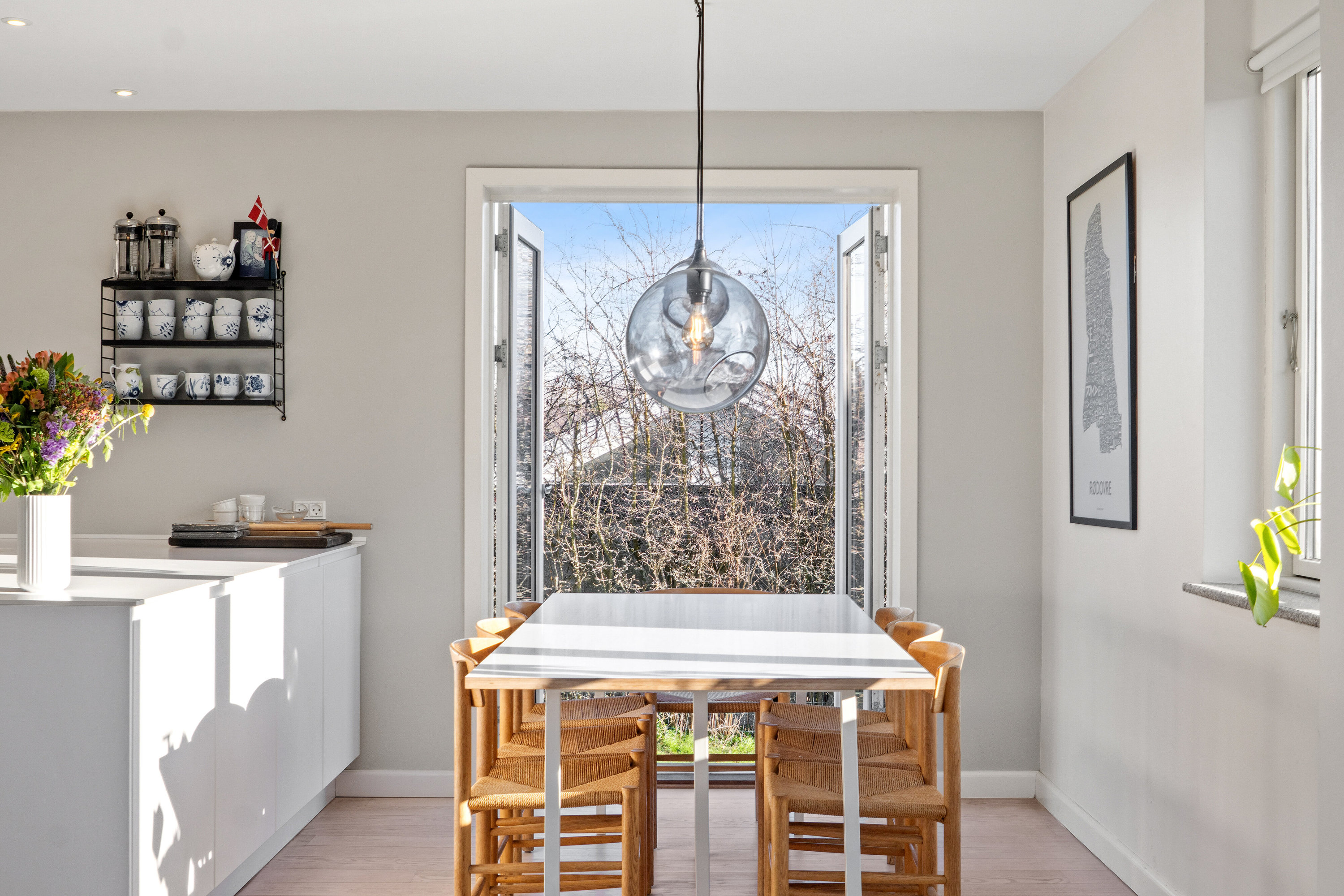 Fremhævet spisestue billede i fuldskærmstilstand. Billede af Nørregårdsvej 132, 2610 Rødovre