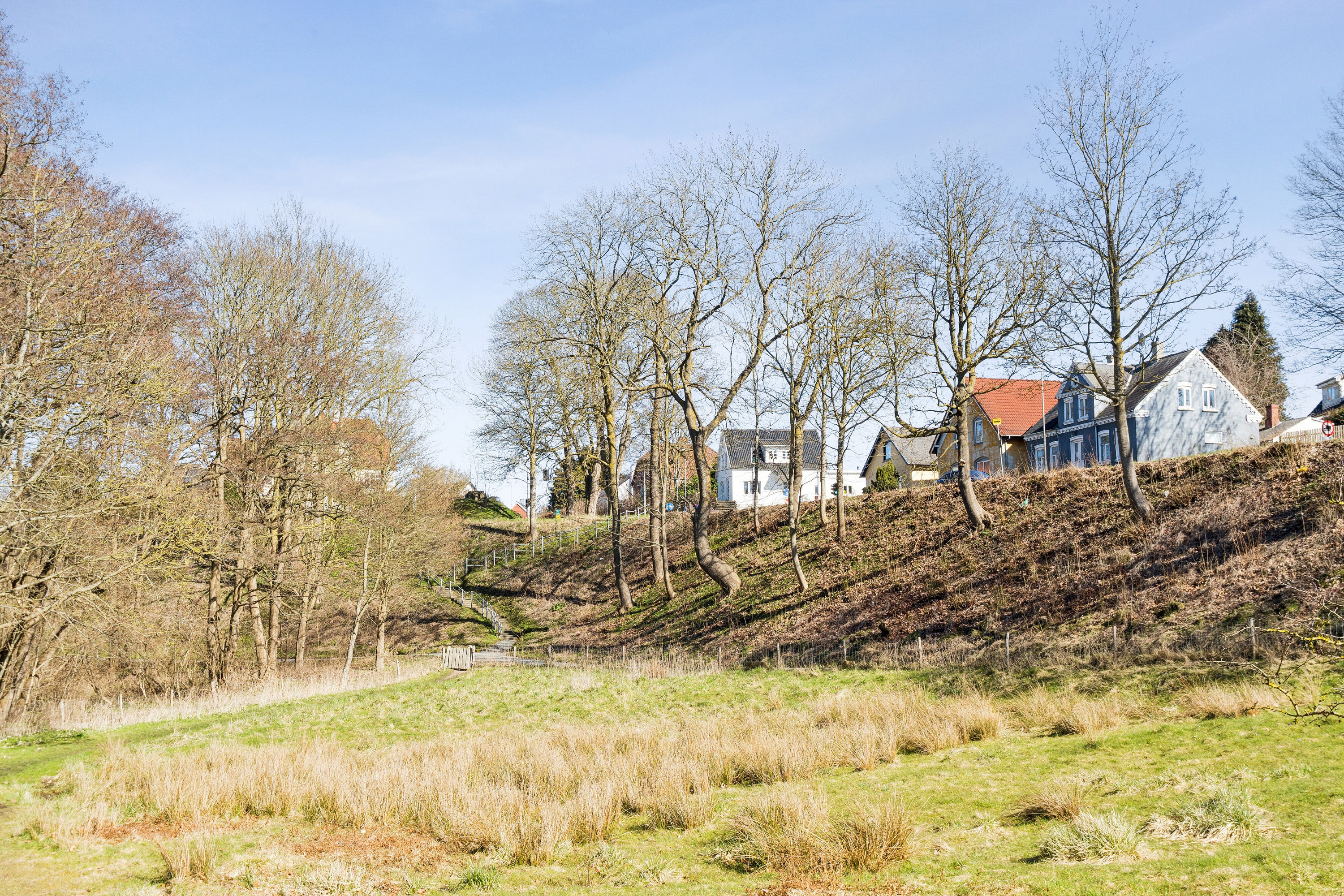 Fremhævet set fra haven billede i fuldskærmstilstand. Billede af Nyborgvej 82, 5700 Svendborg
