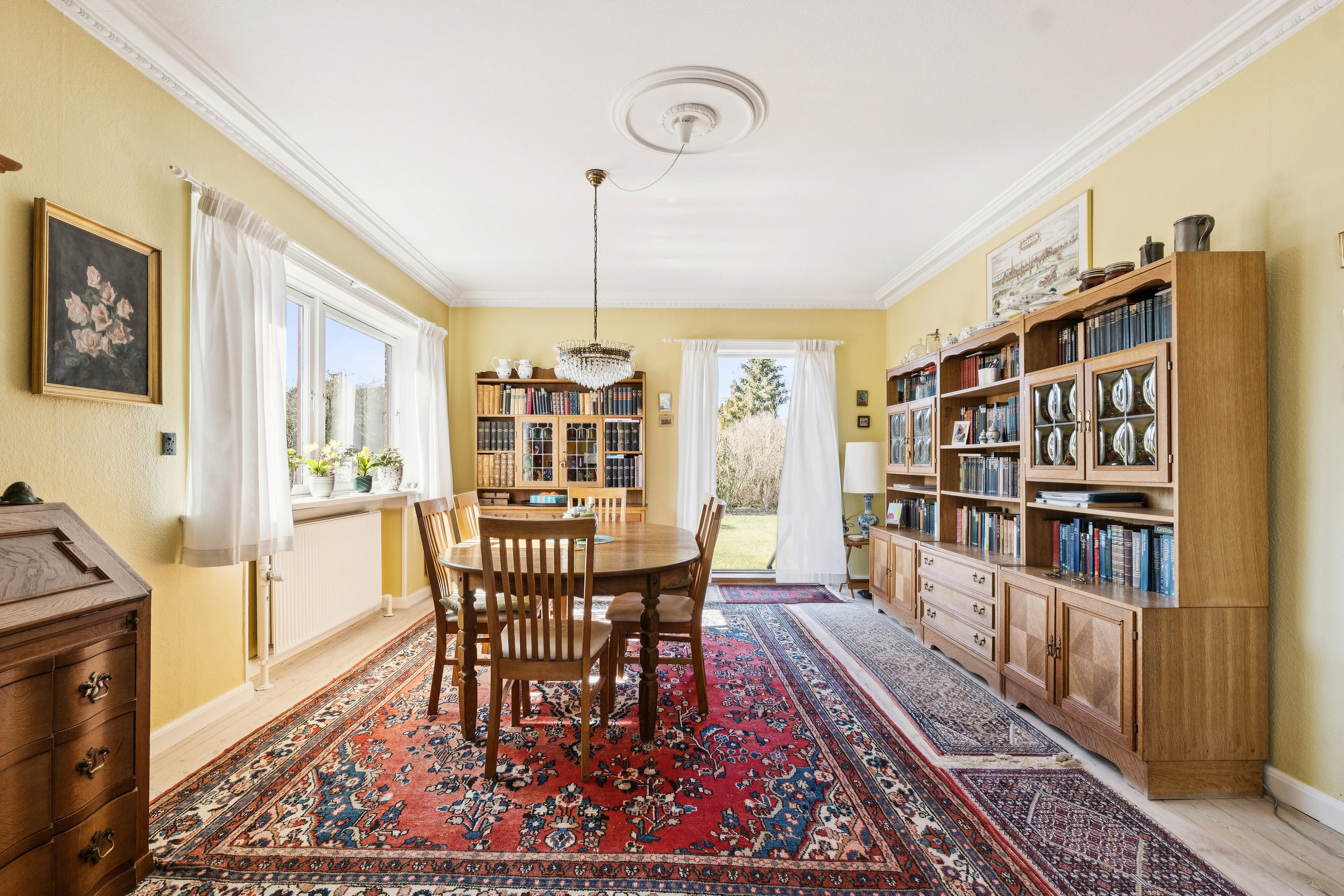 Fremhævet spisestue billede i fuldskærmstilstand. Billede af Buddingevej 66A, 2800 Kongens Lyngby