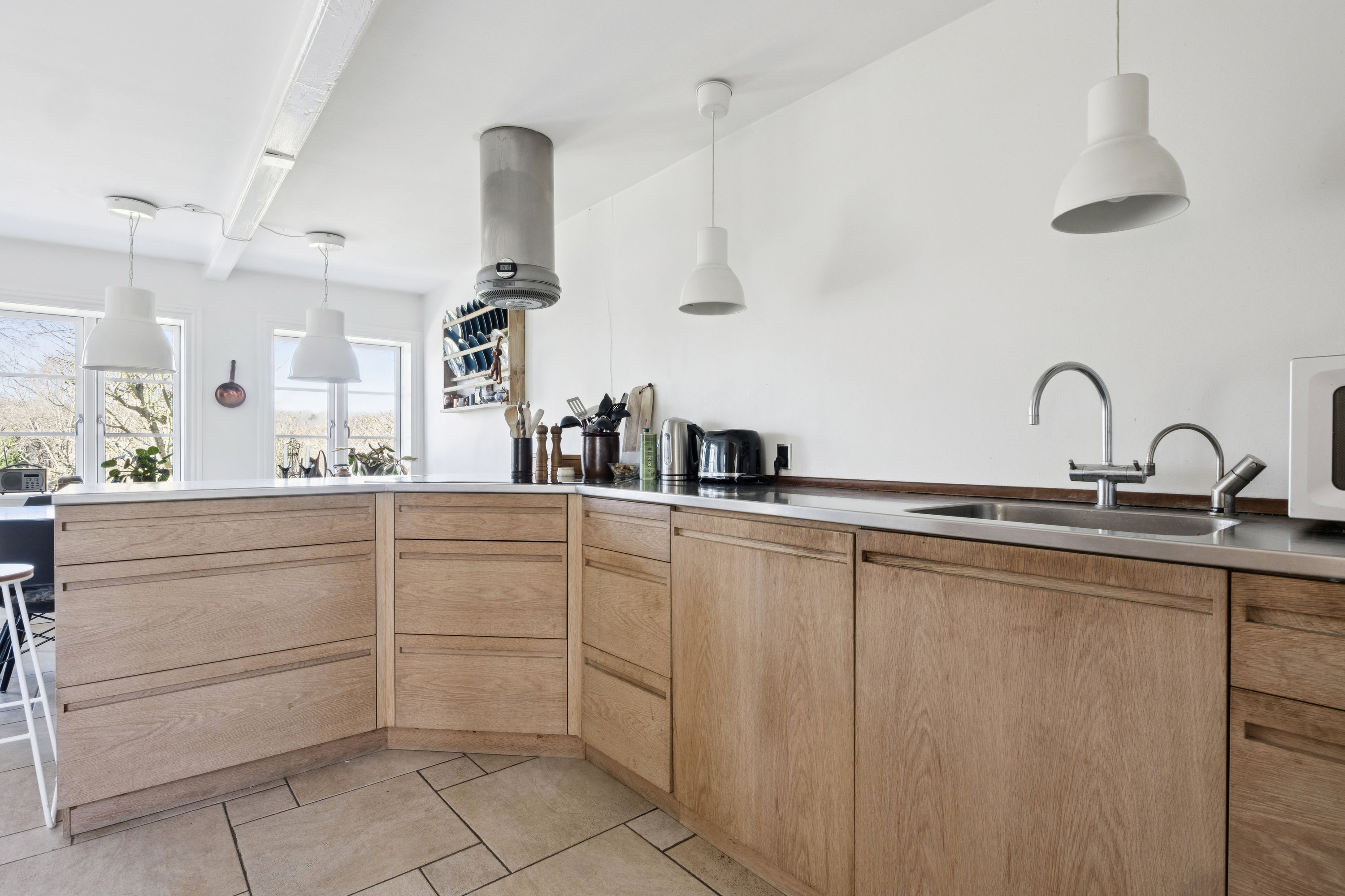 Fremhævet køkken billede i fuldskærmstilstand. Billede af Råhovedvej 30, 4672 Klippinge