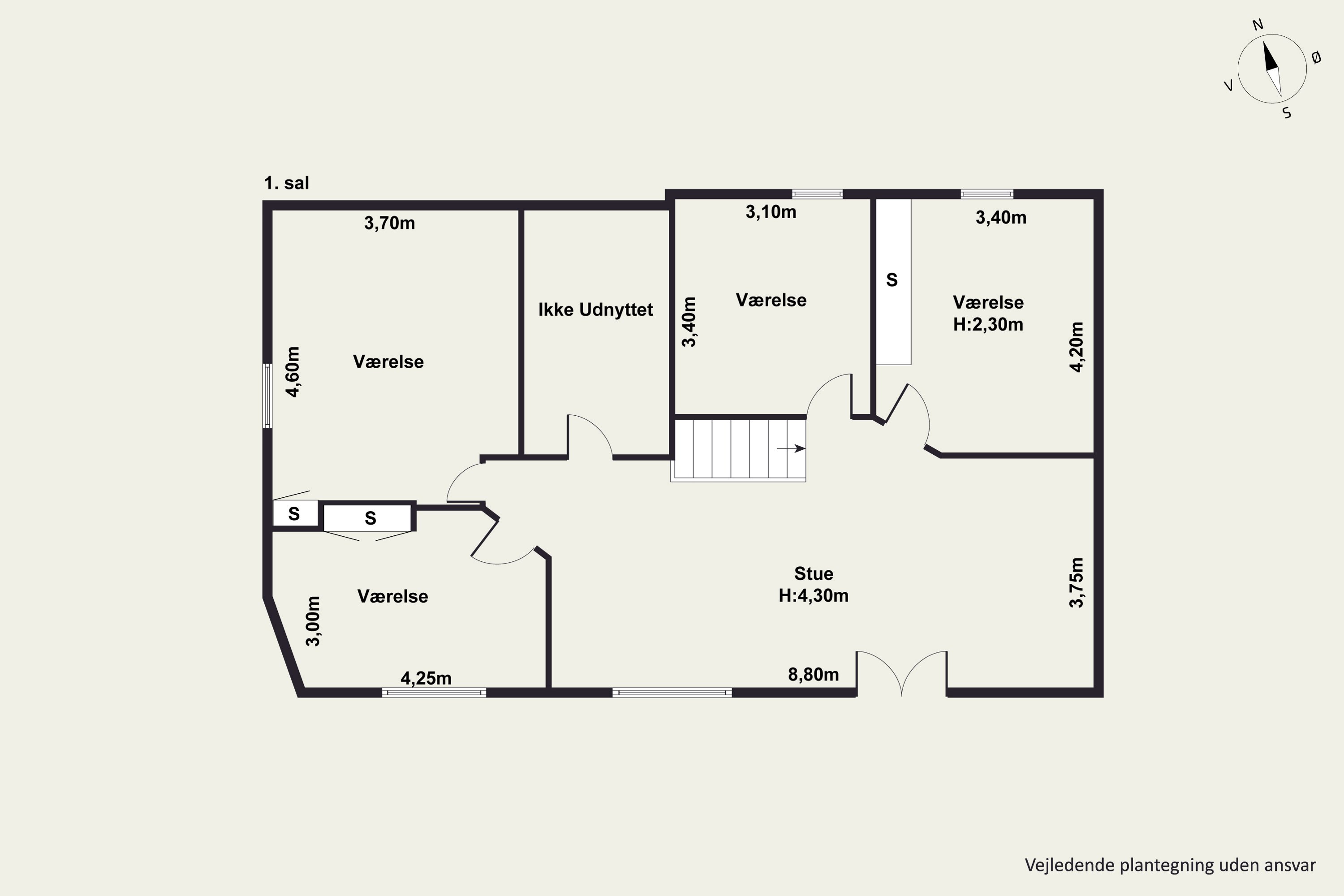 Plantegninger billede af Nibevej 60, Sørup, 9530 Støvring