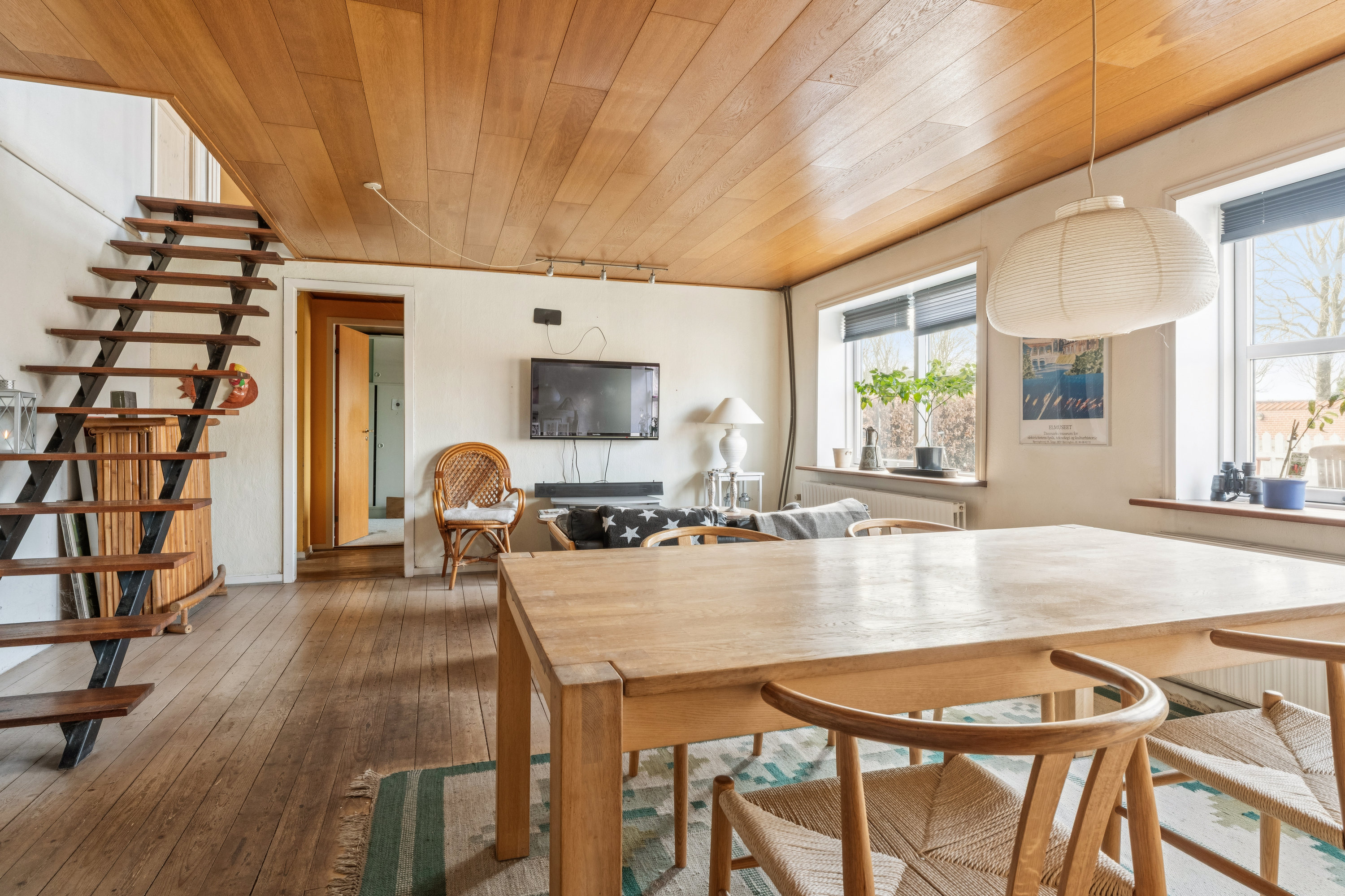 Fremhævet stue billede i fuldskærmstilstand. Billede af Nibevej 60, Sørup, 9530 Støvring