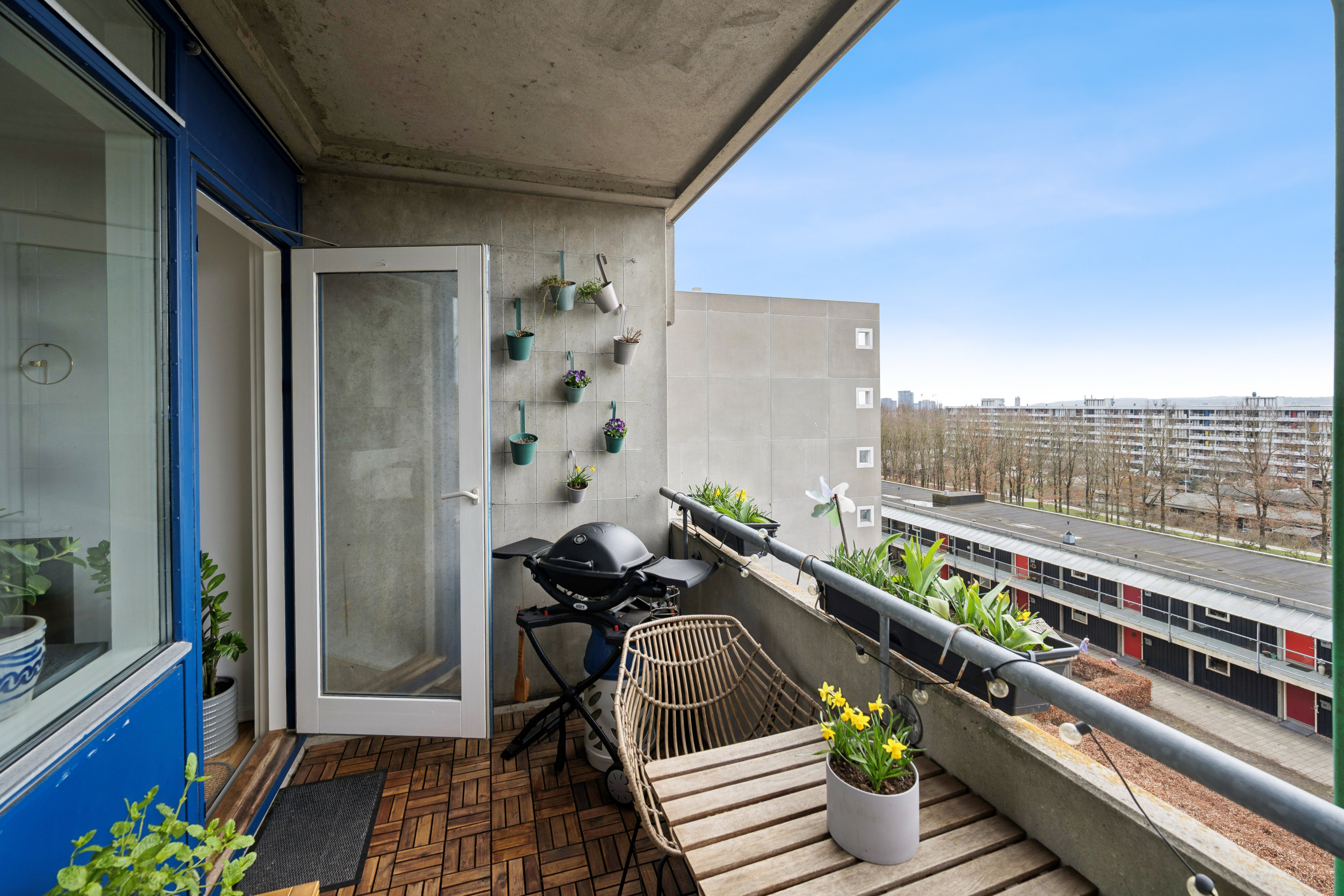 Fremhævet altan billede i fuldskærmstilstand. Billede af Vestervang 26, 4. th., 8000 Aarhus C