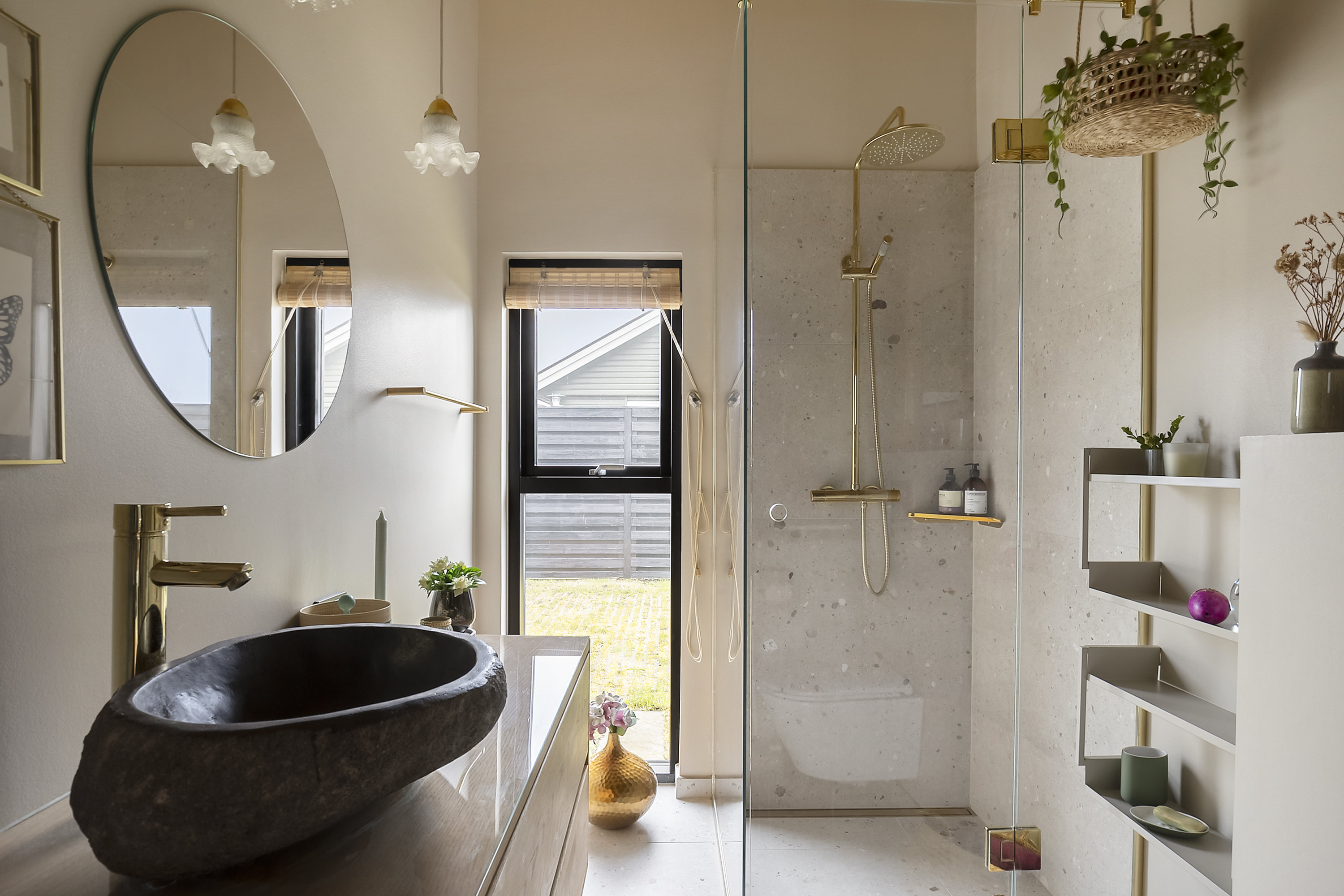 Fremhævet badeværelse billede i fuldskærmstilstand. Billede af Krusesvej 24, Hasmark Strand, 5450 Otterup