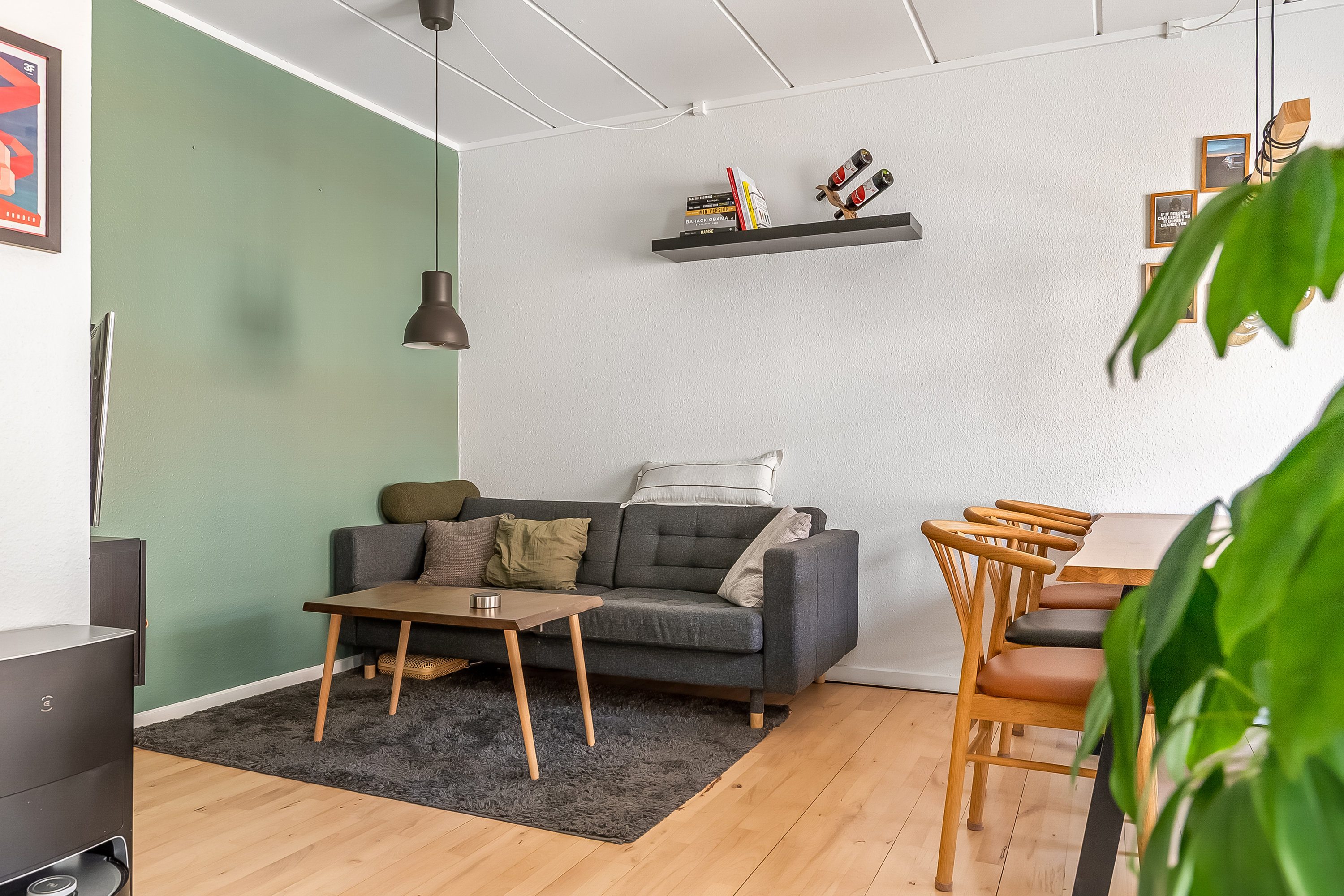 Fremhævet stue billede i fuldskærmstilstand. Billede af Mindegade 9, 1. tv., Centrum, 7100 Vejle