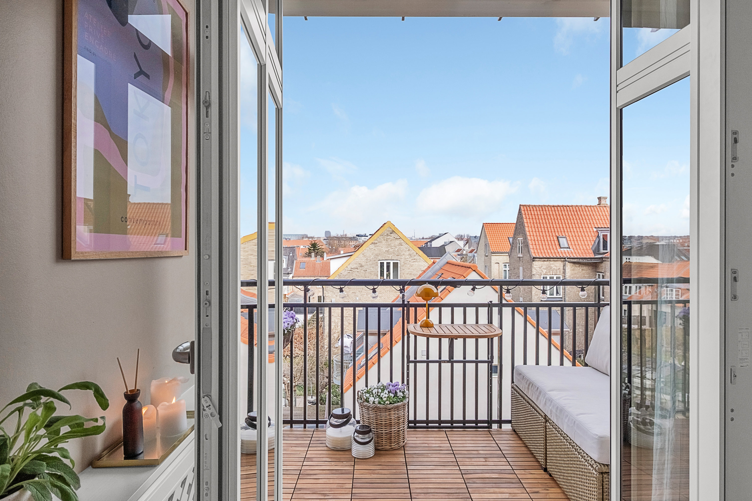 Fremhævet altan billede i fuldskærmstilstand. Billede af Skt. Pauls Gade 64, 2. th., 8000 Aarhus C