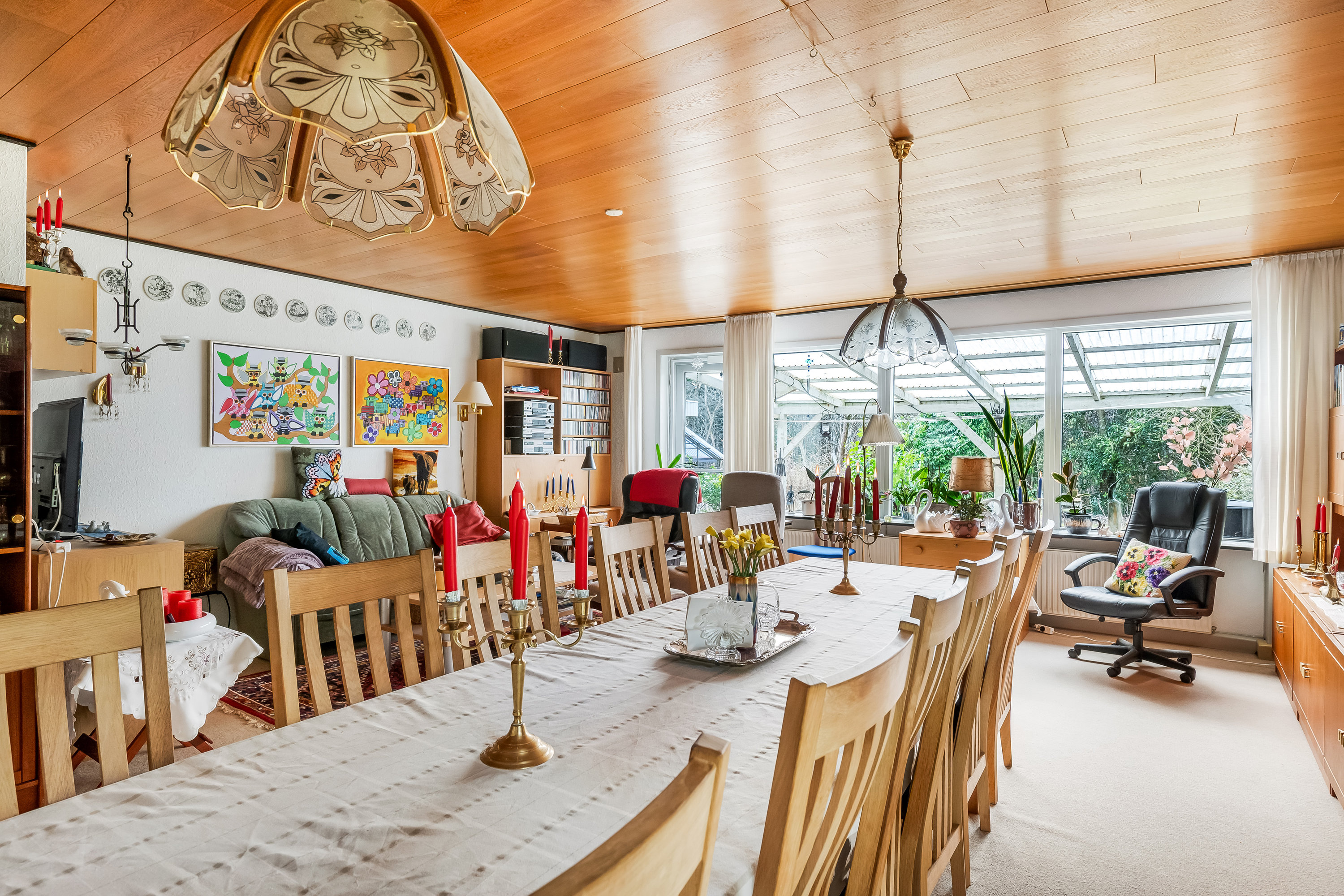 Fremhævet stue billede i fuldskærmstilstand. Billede af Krusbjergvej 29, 6870 Ølgod