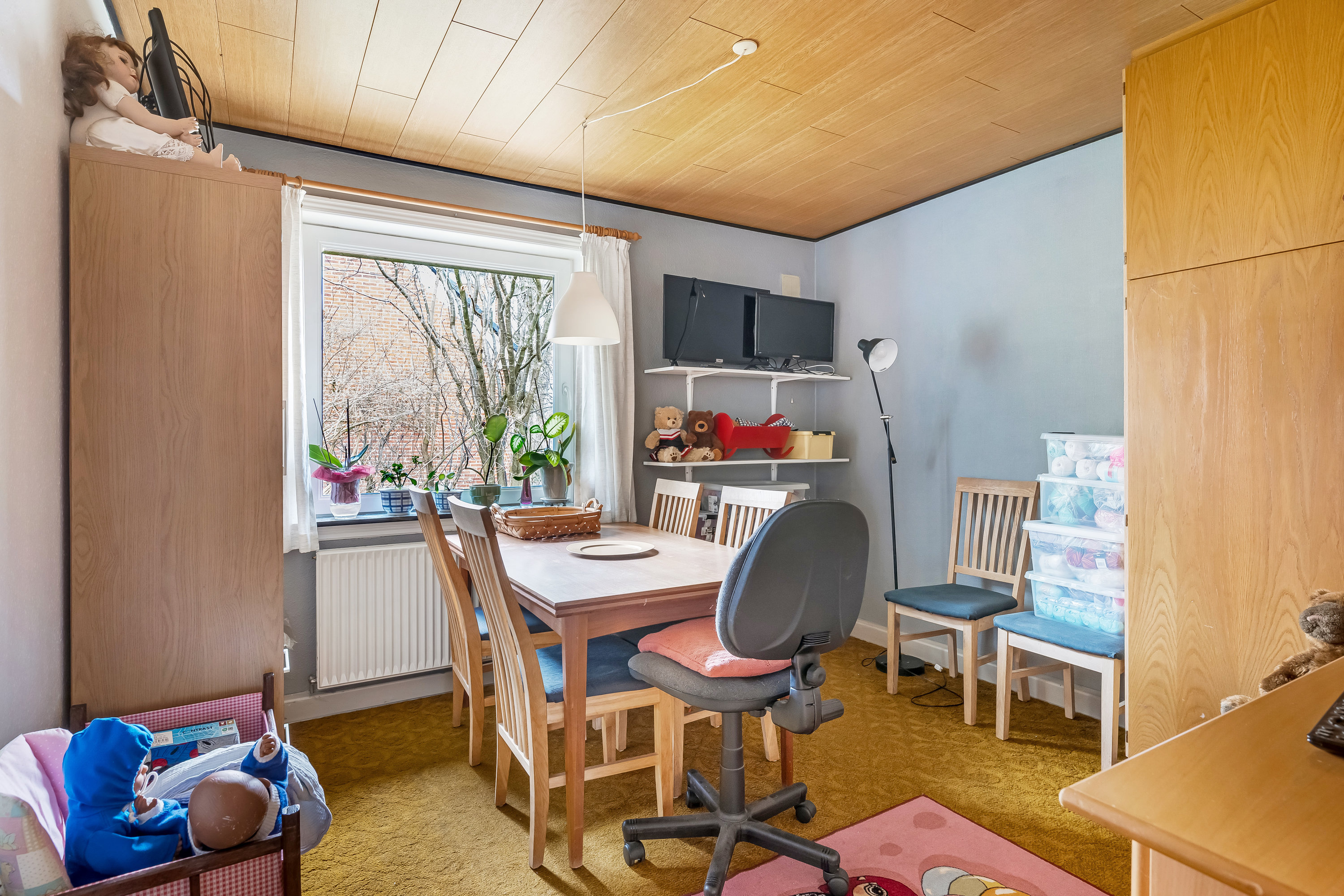 Fremhævet stue billede i fuldskærmstilstand. Billede af Krusbjergvej 29, 6870 Ølgod