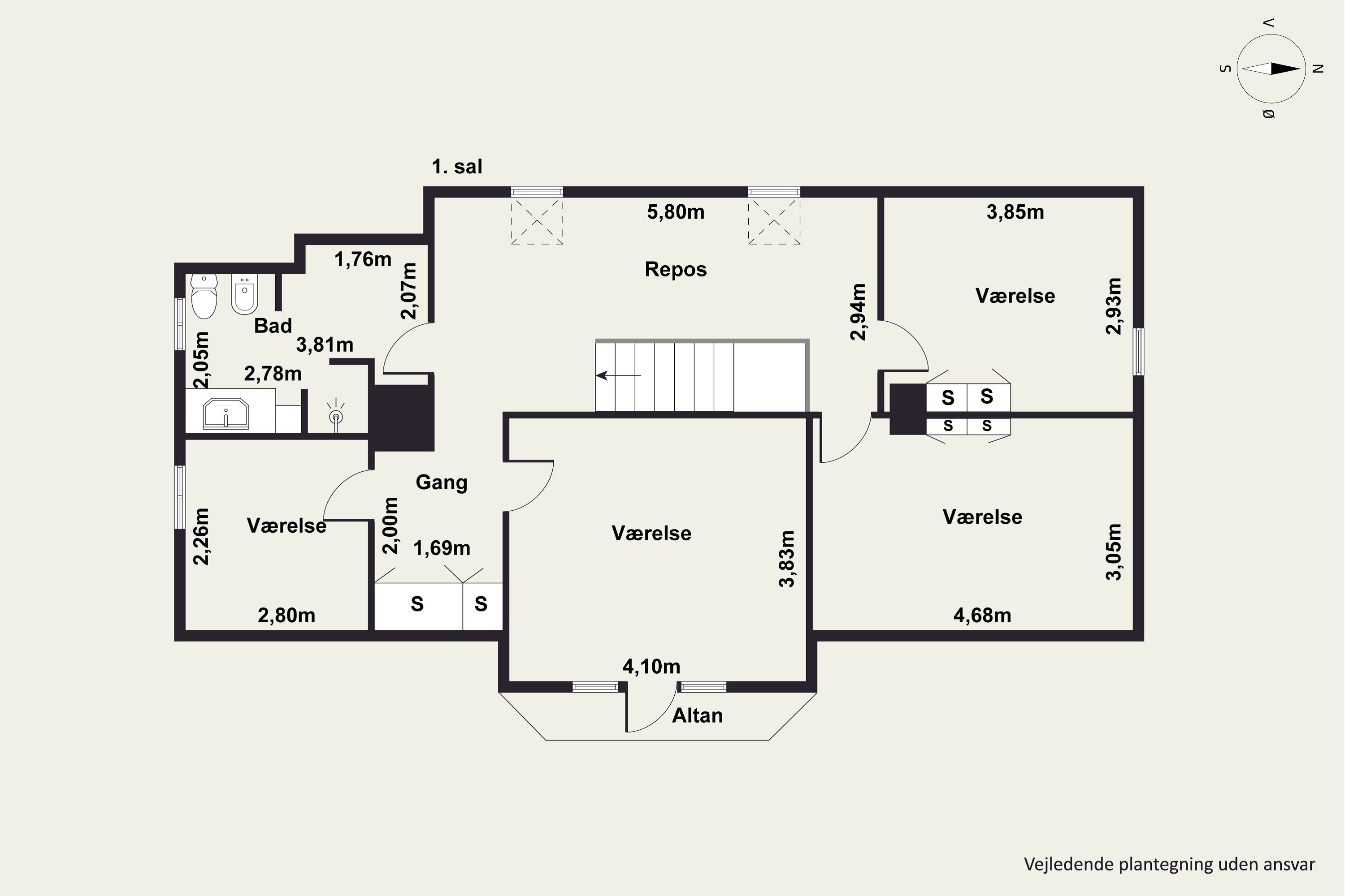 Plantegninger billede af Frisdalsvej 16, Valsgård, 9500 Hobro