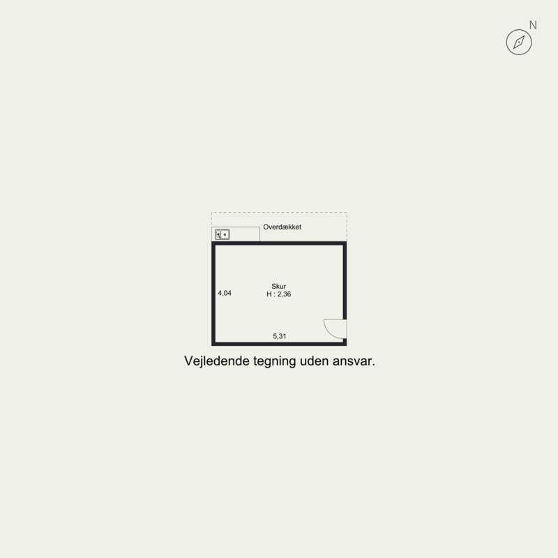 Plantegninger billede af Holmeåvænget 23, 6682 Hovborg