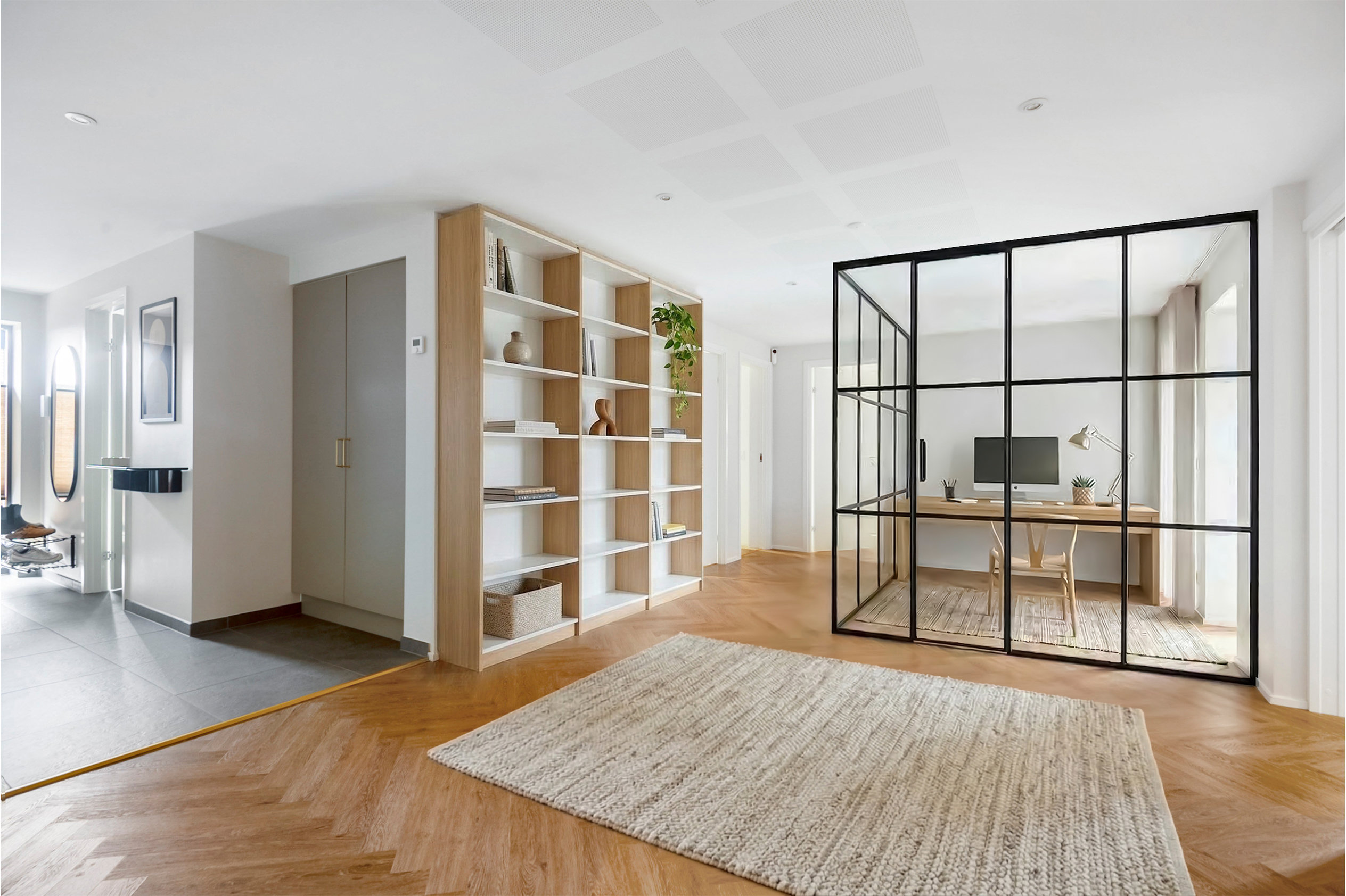 Fremhævet visualisering billede i fuldskærmstilstand. Billede af Rosenvænget 45, 6800 Varde