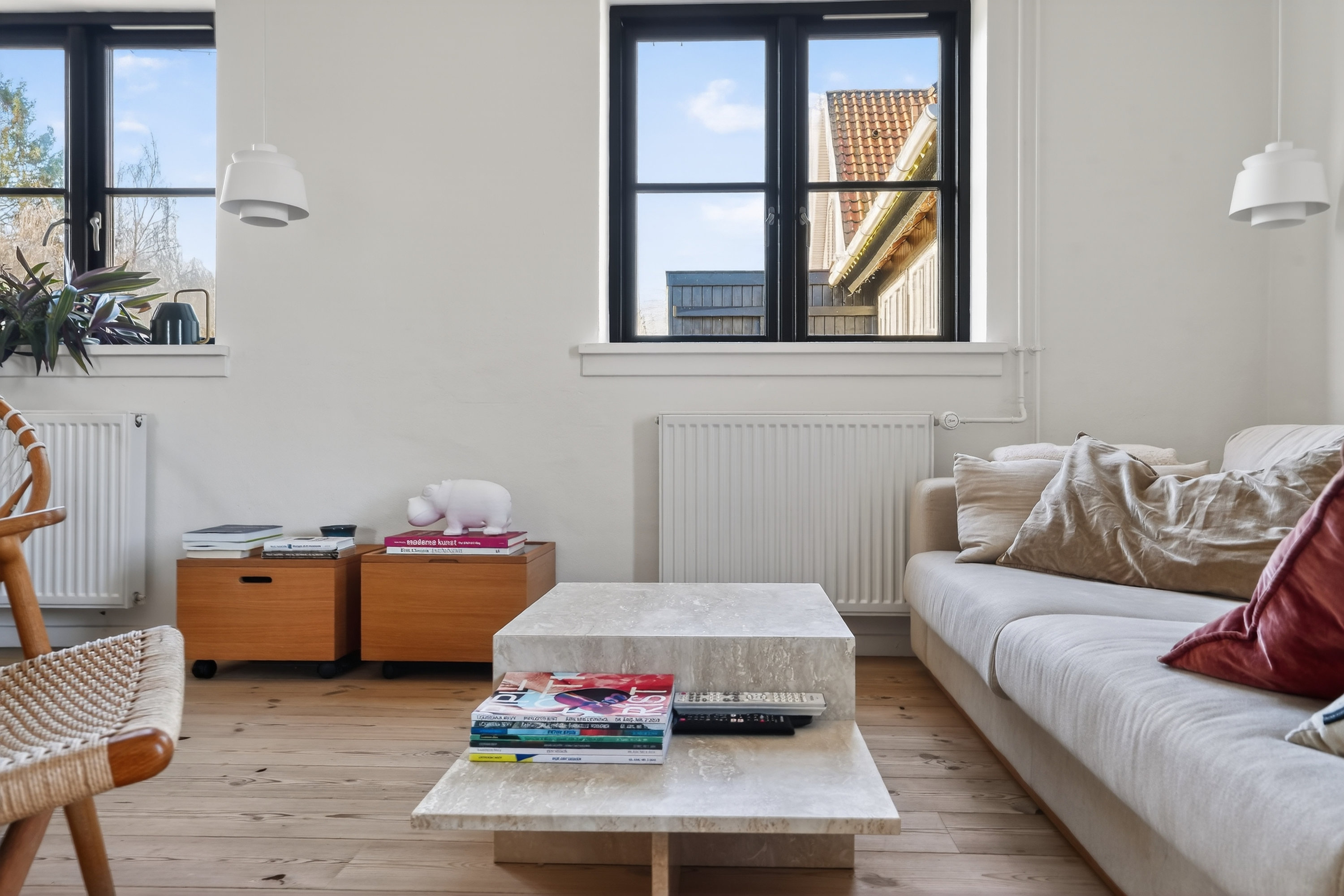 Fremhævet stue billede i fuldskærmstilstand. Billede af Dr Schadsvej 11, 4500 Nykøbing Sj