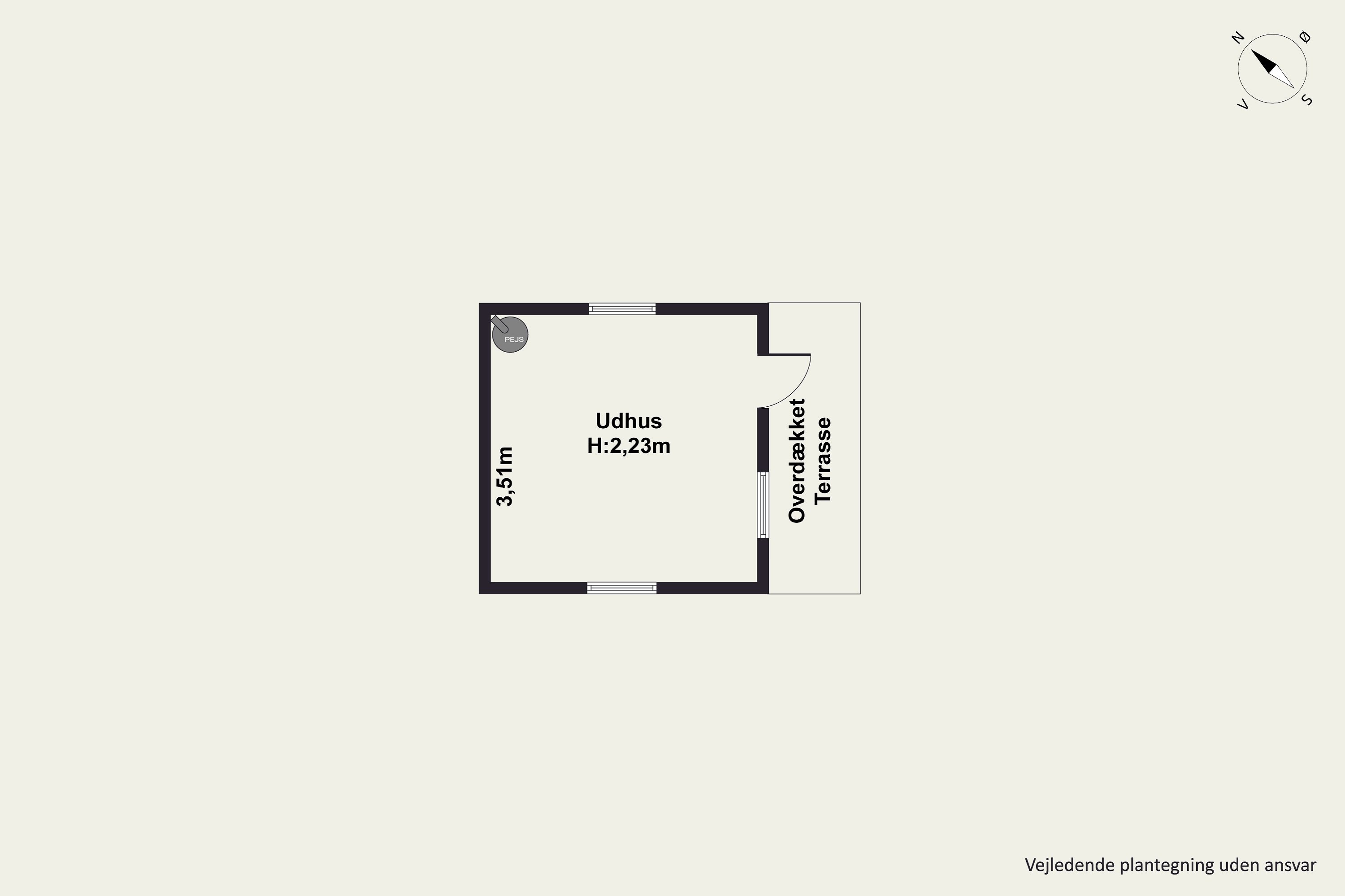 Plantegninger billede af Æselvej 4, Øer, 8400 Ebeltoft