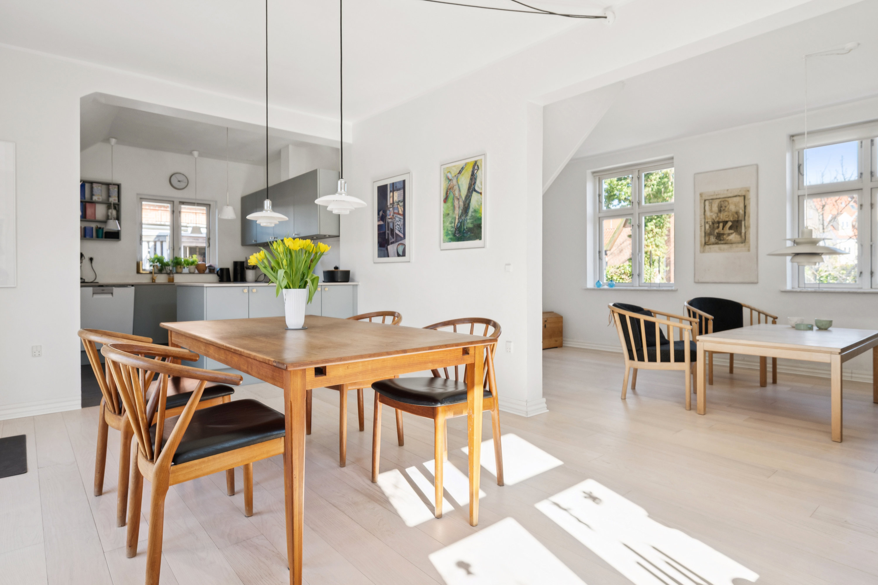 Fremhævet spisestue billede i fuldskærmstilstand. Billede af Mansasvej 1, 2500 Valby