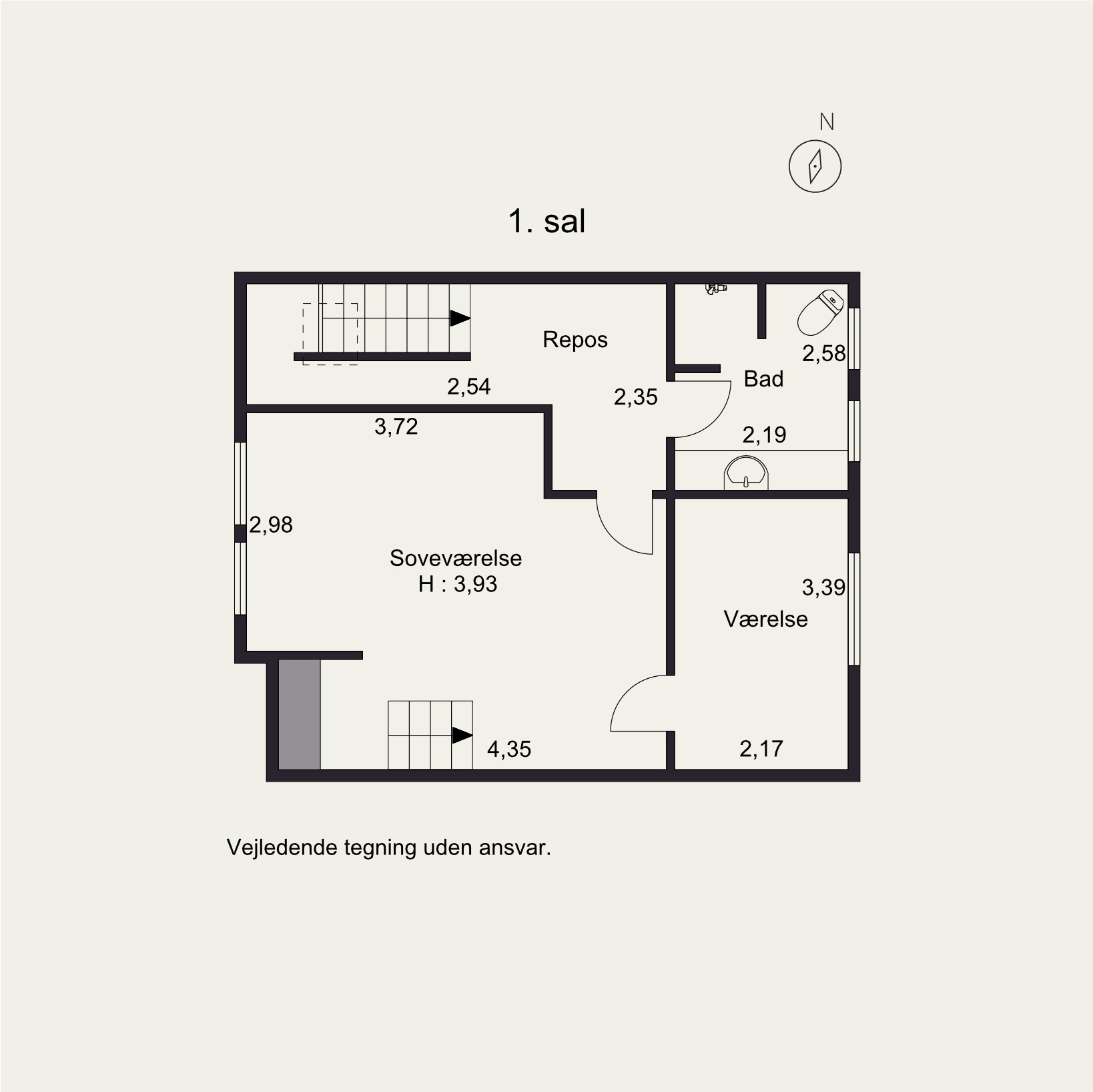 Plantegninger billede af Ny Havnegade 55, 8700 Horsens