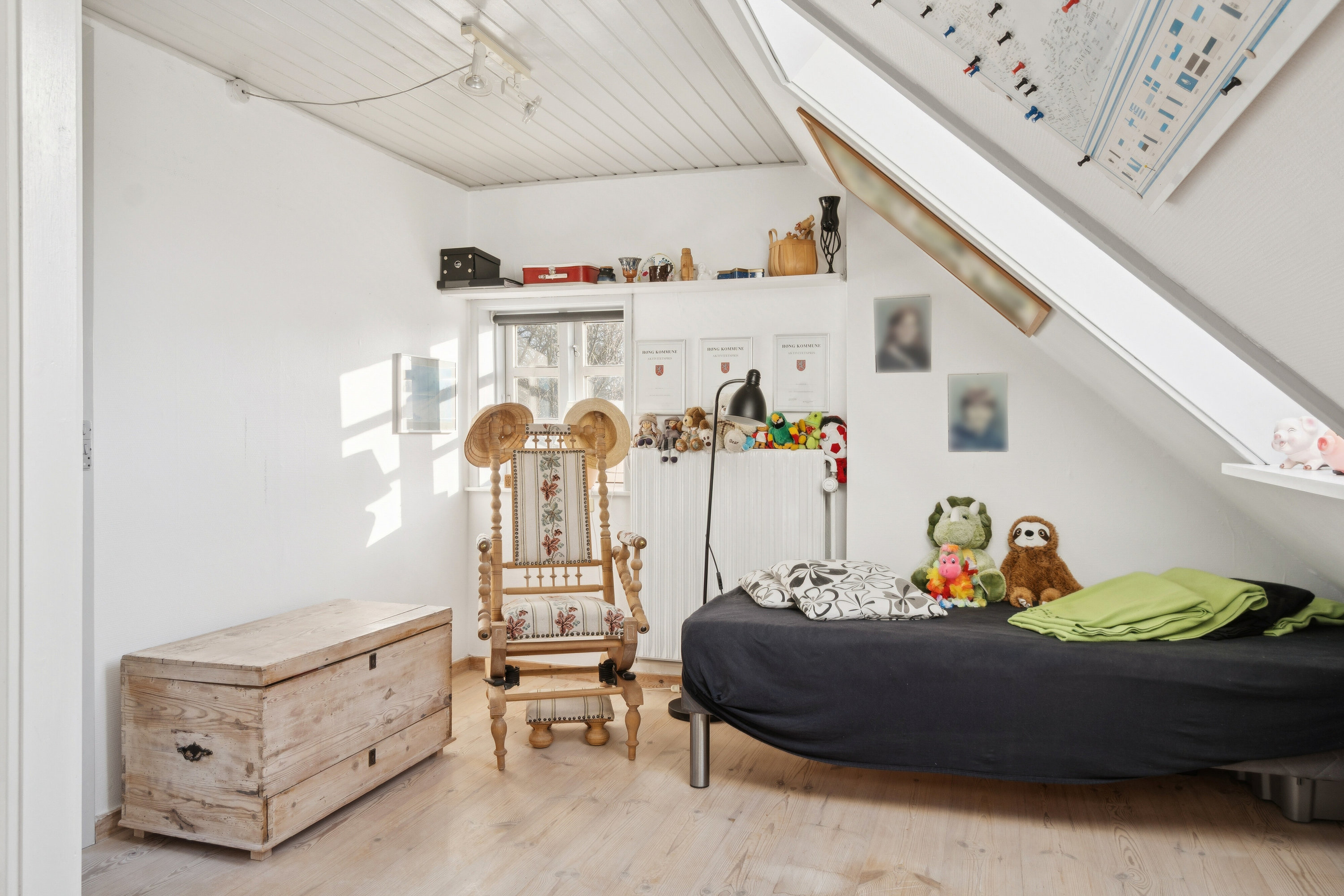 Fremhævet soveværelse billede i fuldskærmstilstand. Billede af Ørslev Hovedgade 8, Ørslev, 4200 Slagelse