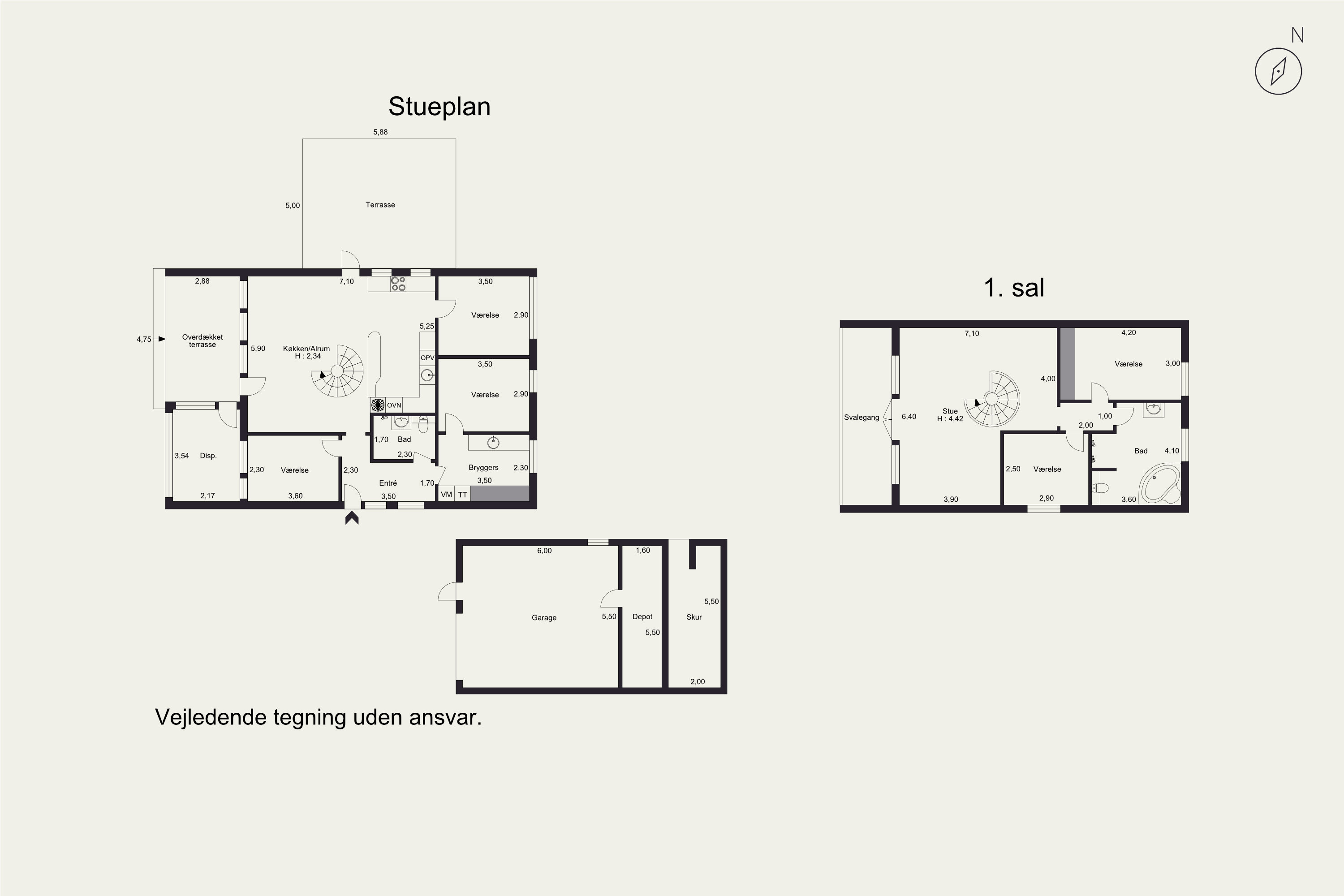 Plantegninger billede af Hybenvænget 46, 8362 Hørning