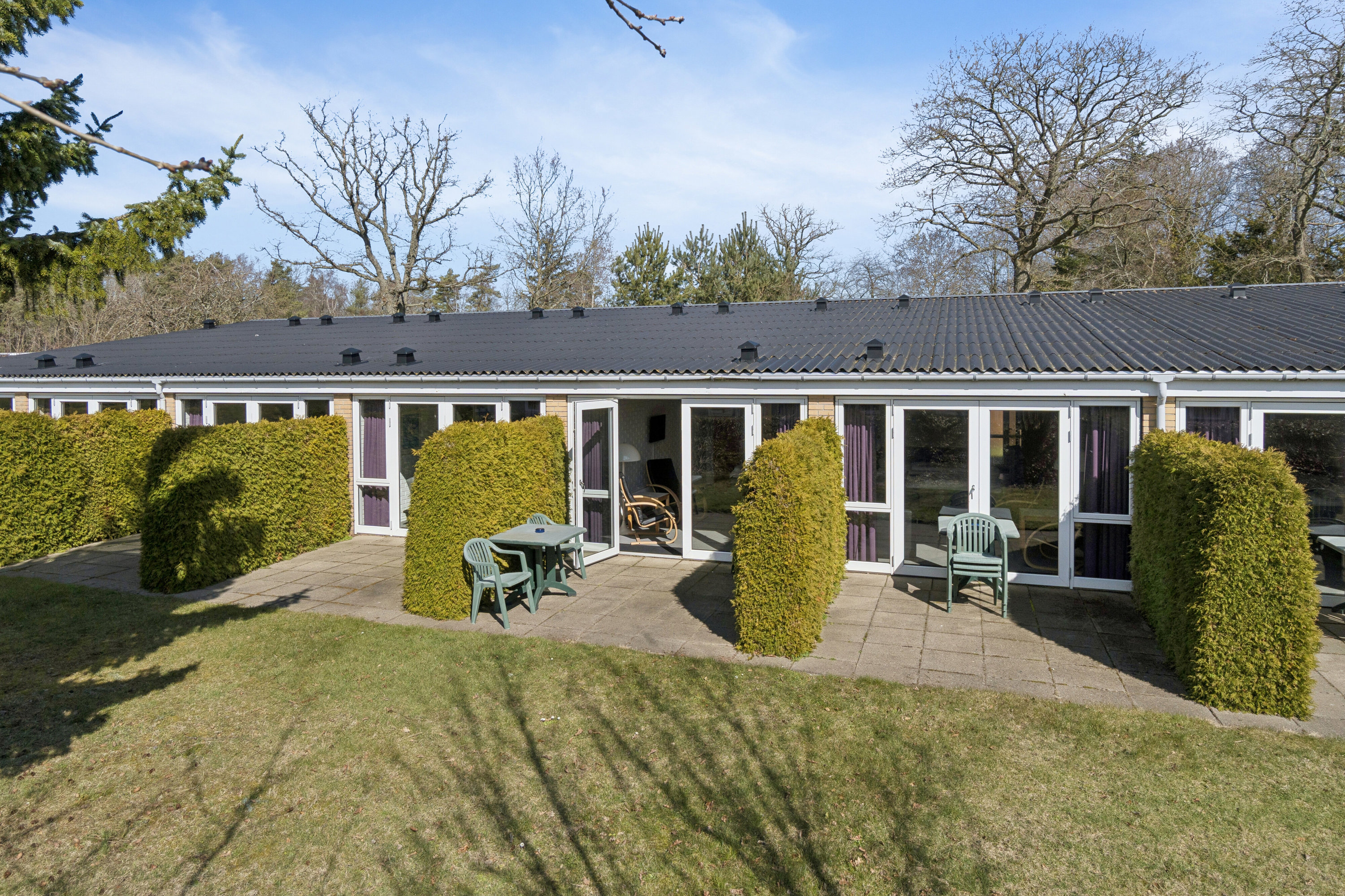 Fremhævet set fra haven billede i fuldskærmstilstand. Billede af Boulevarden 11D, Balka, 3730 Nexø