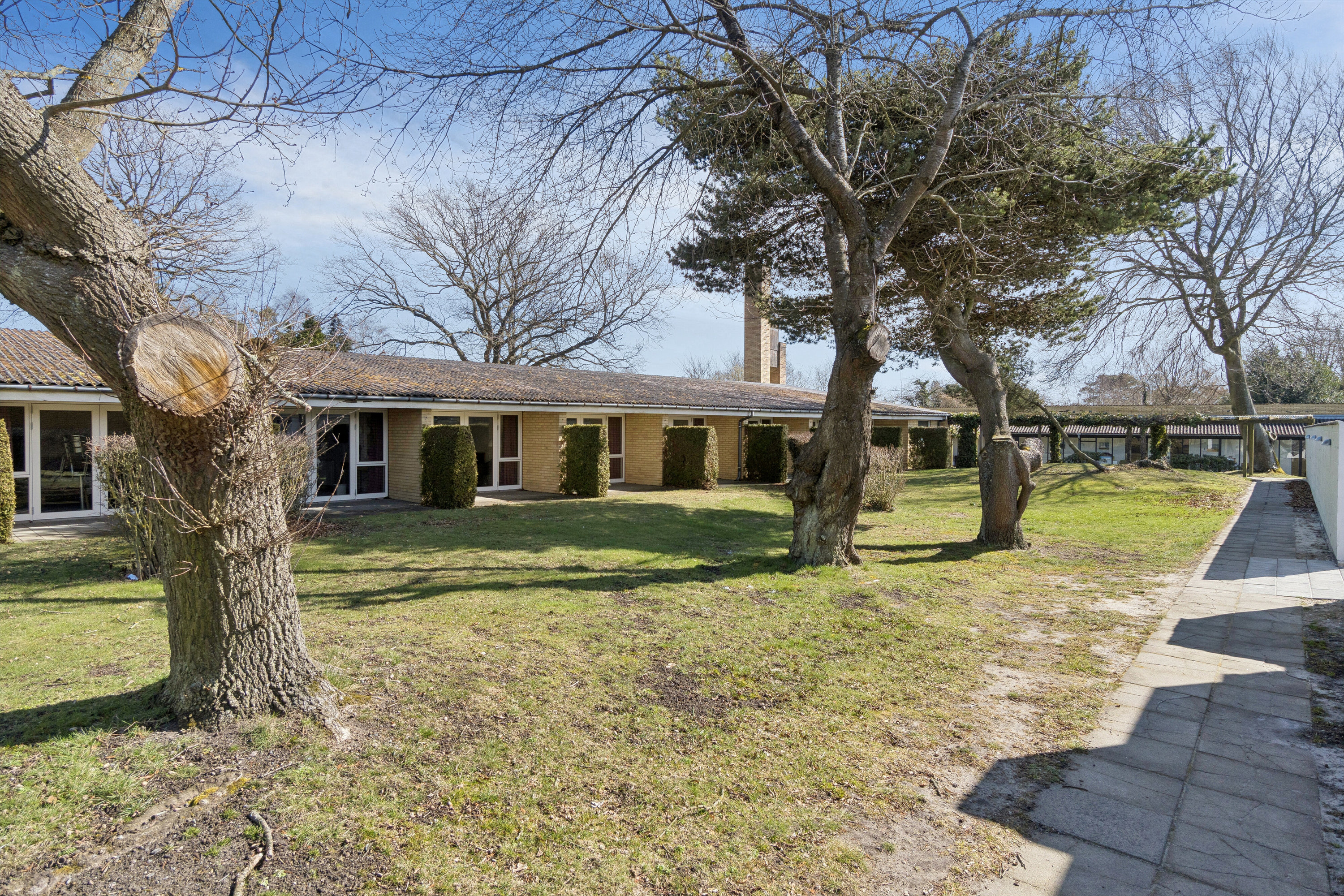 Fremhævet set fra haven billede i fuldskærmstilstand. Billede af Boulevarden 11D, Balka, 3730 Nexø