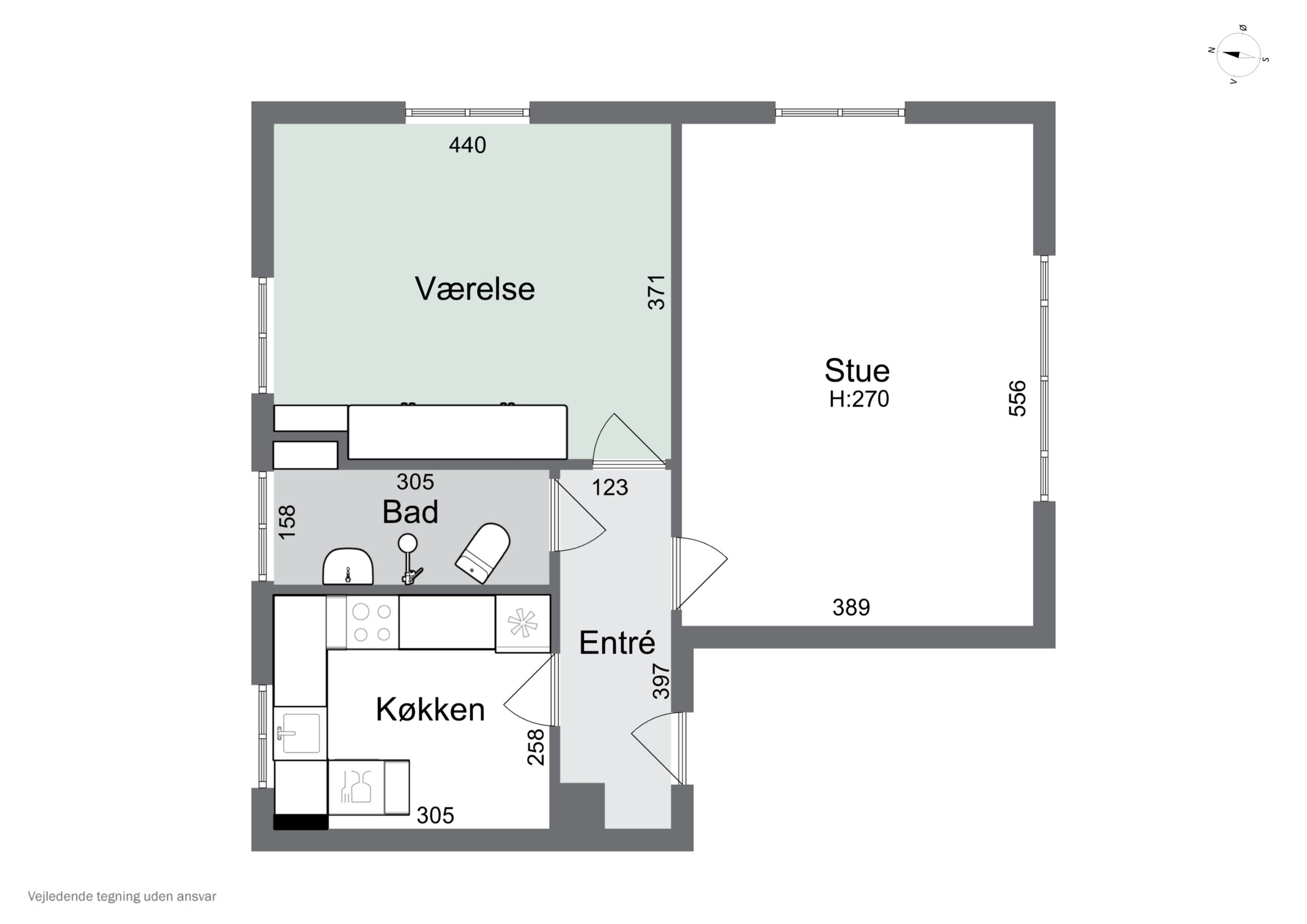 Plantegninger billede af Rugårdsvej 57, 1., 5000 Odense C