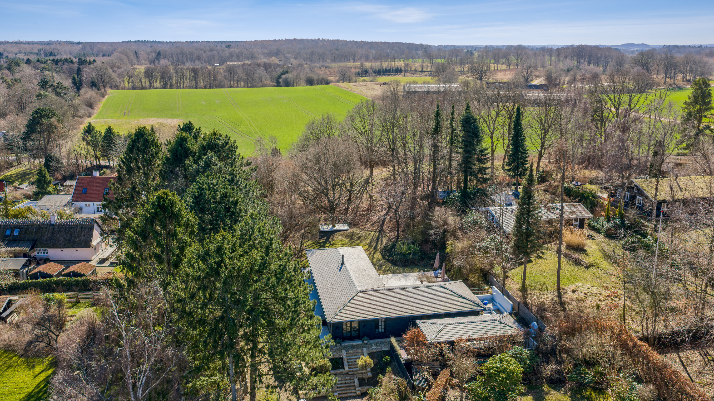 Fremhævet  billede i fuldskærmstilstand. Billede af Blåbærvej 17, Horneby Fælled, 3100 Hornbæk