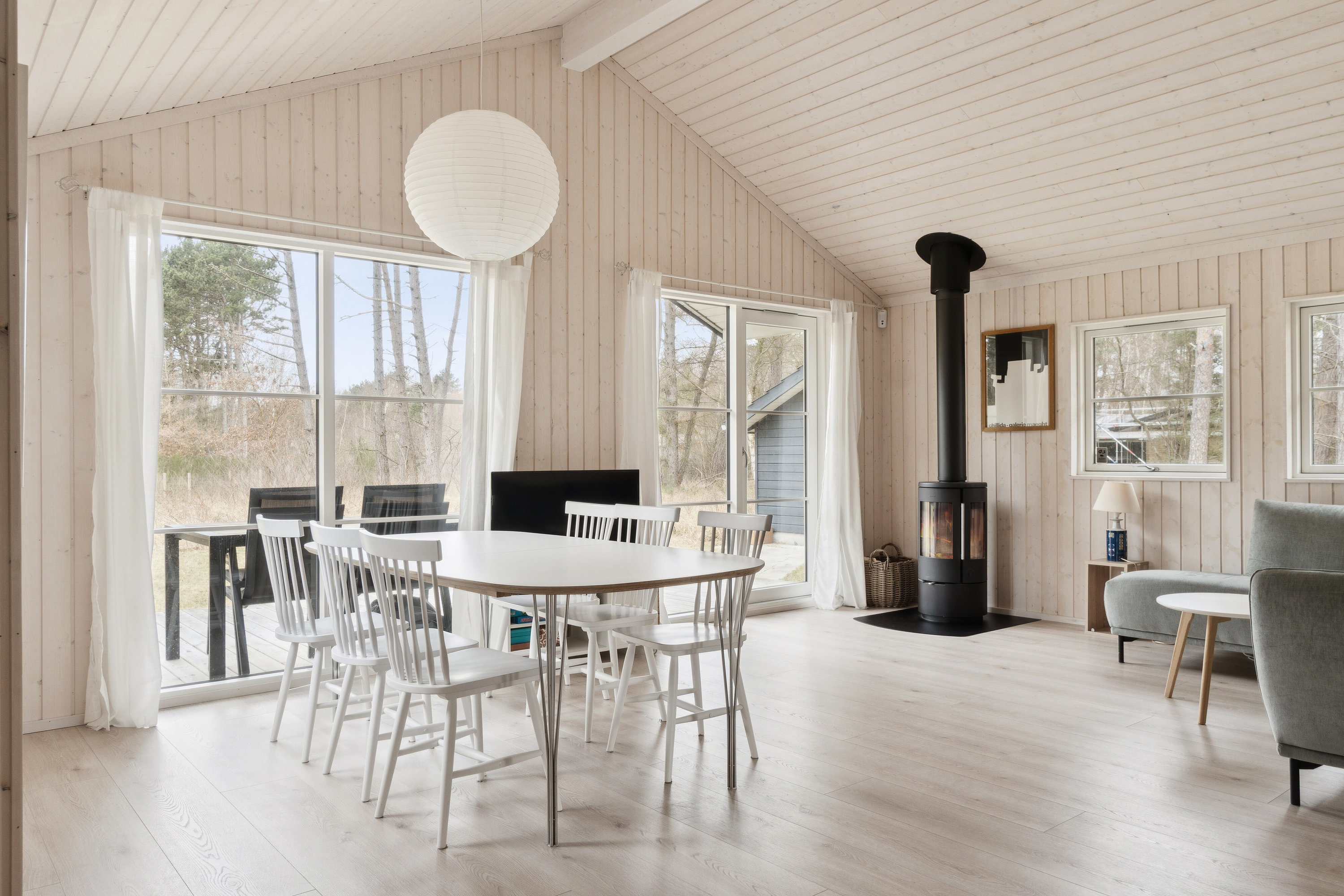 Fremhævet spisestue billede i fuldskærmstilstand. Billede af Ved Kanalen 2, Bjerge Sydstrand, 4480 Store Fuglede