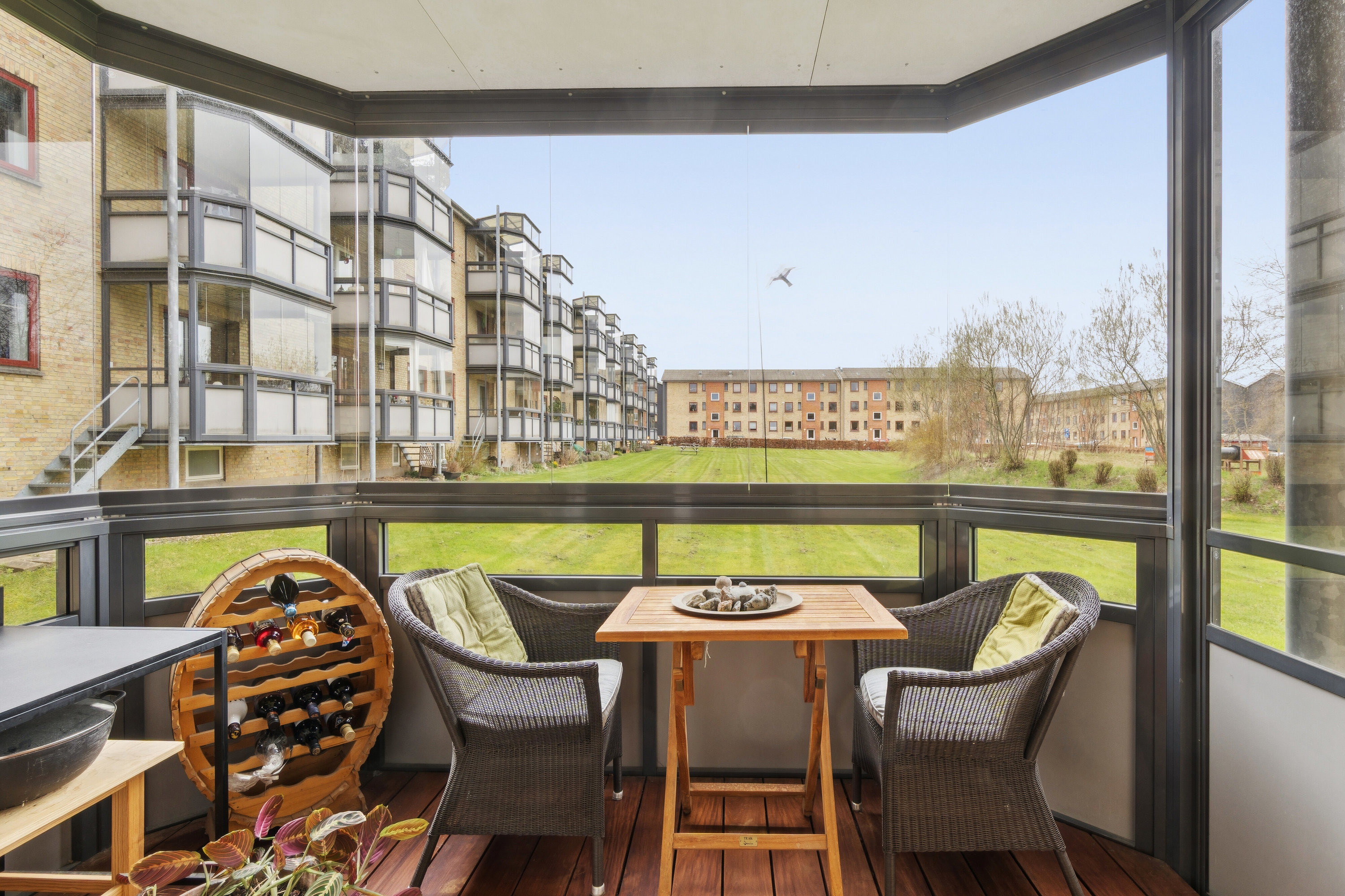 Fremhævet altan billede i fuldskærmstilstand. Billede af Roskildevænget 61, st.. th., 4000 Roskilde