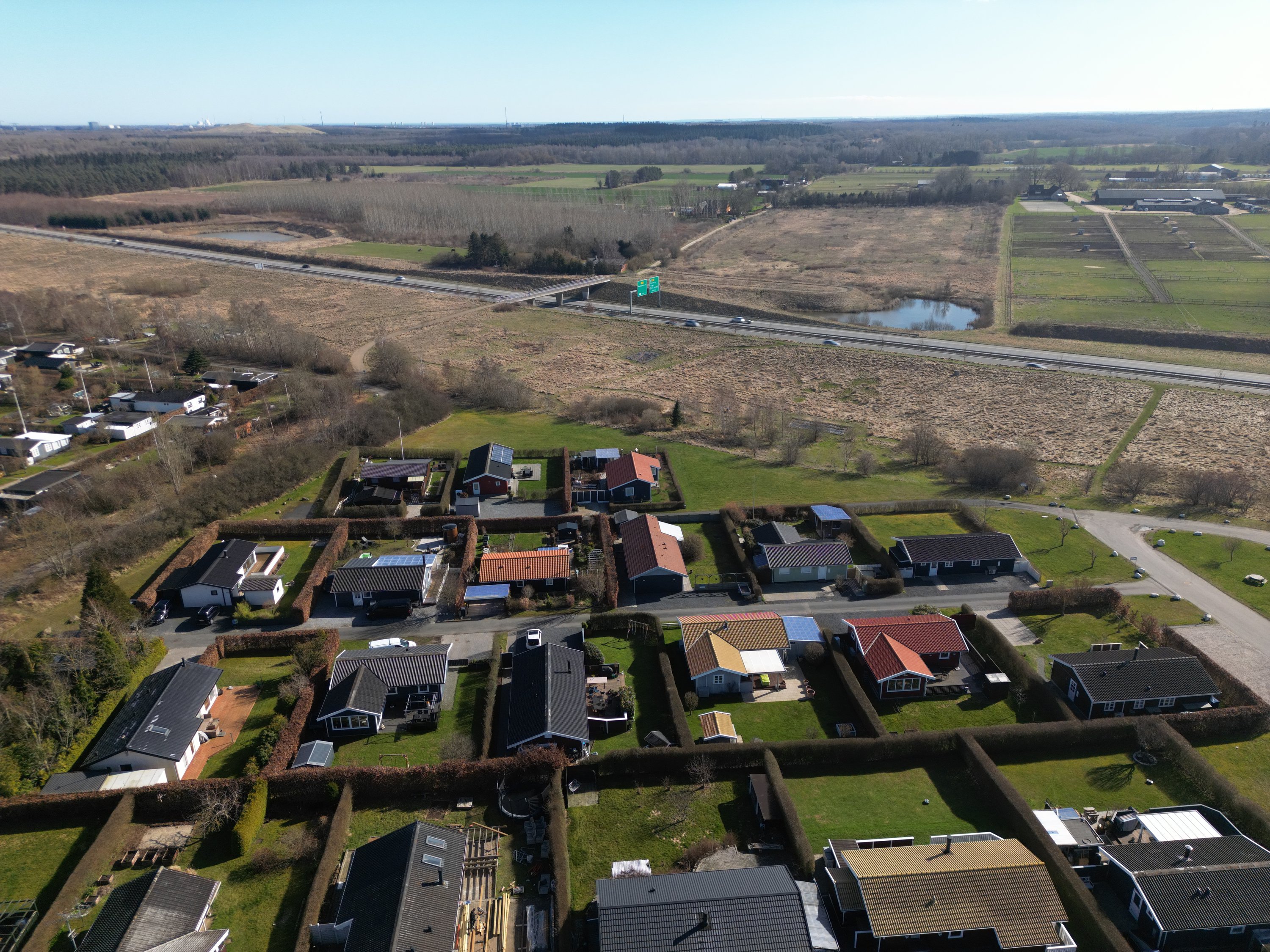 Fremhævet luftfoto billede i fuldskærmstilstand. Billede af Rønstrupvej 97, Of Ågerup, 2750 Ballerup