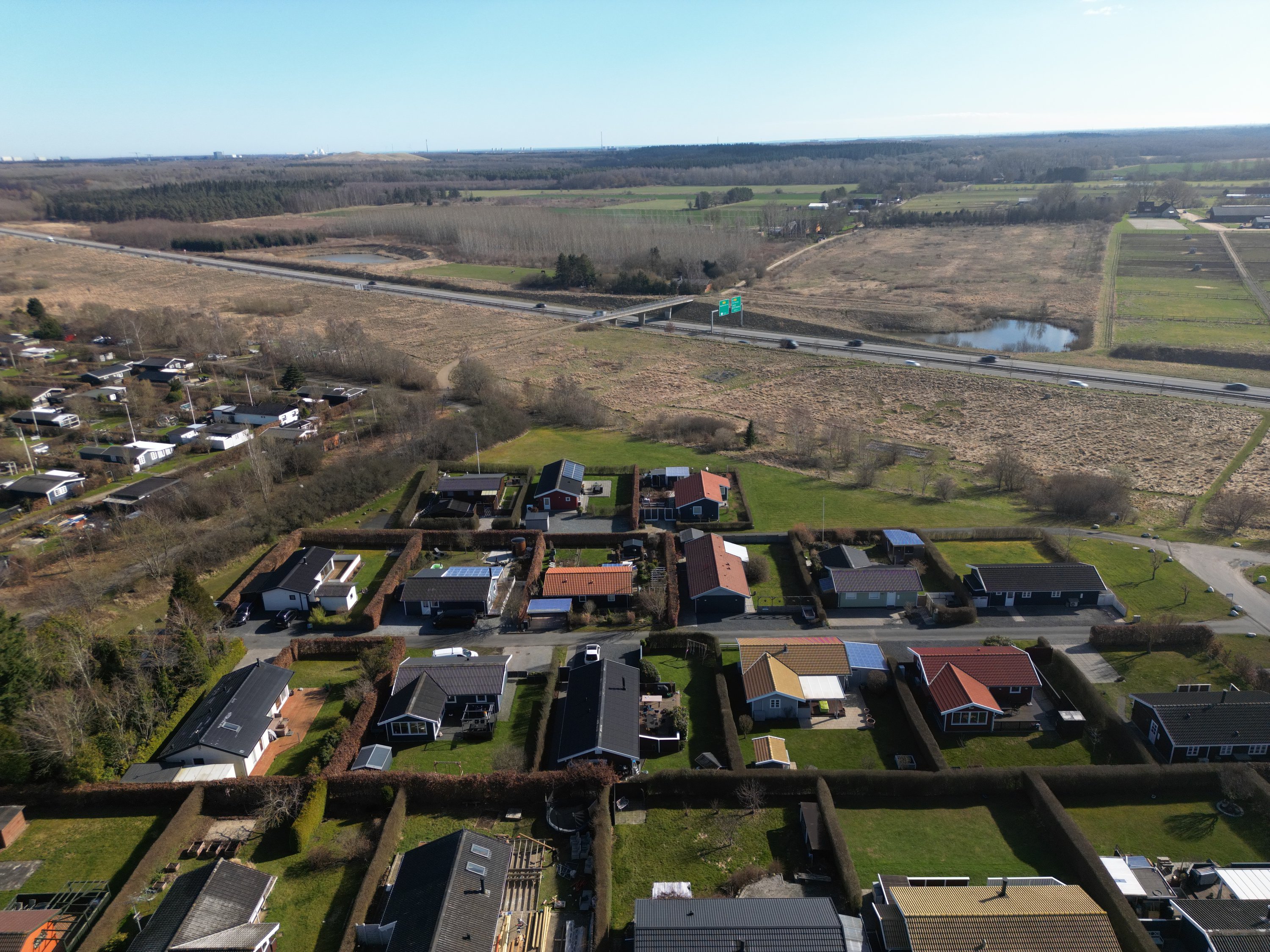 Fremhævet luftfoto billede i fuldskærmstilstand. Billede af Rønstrupvej 97, Of Ågerup, 2750 Ballerup