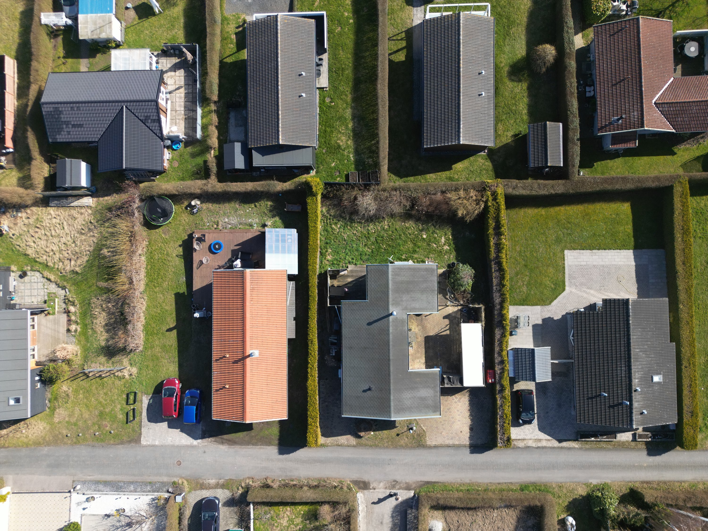 Fremhævet luftfoto billede i fuldskærmstilstand. Billede af Rønstrupvej 97, Of Ågerup, 2750 Ballerup