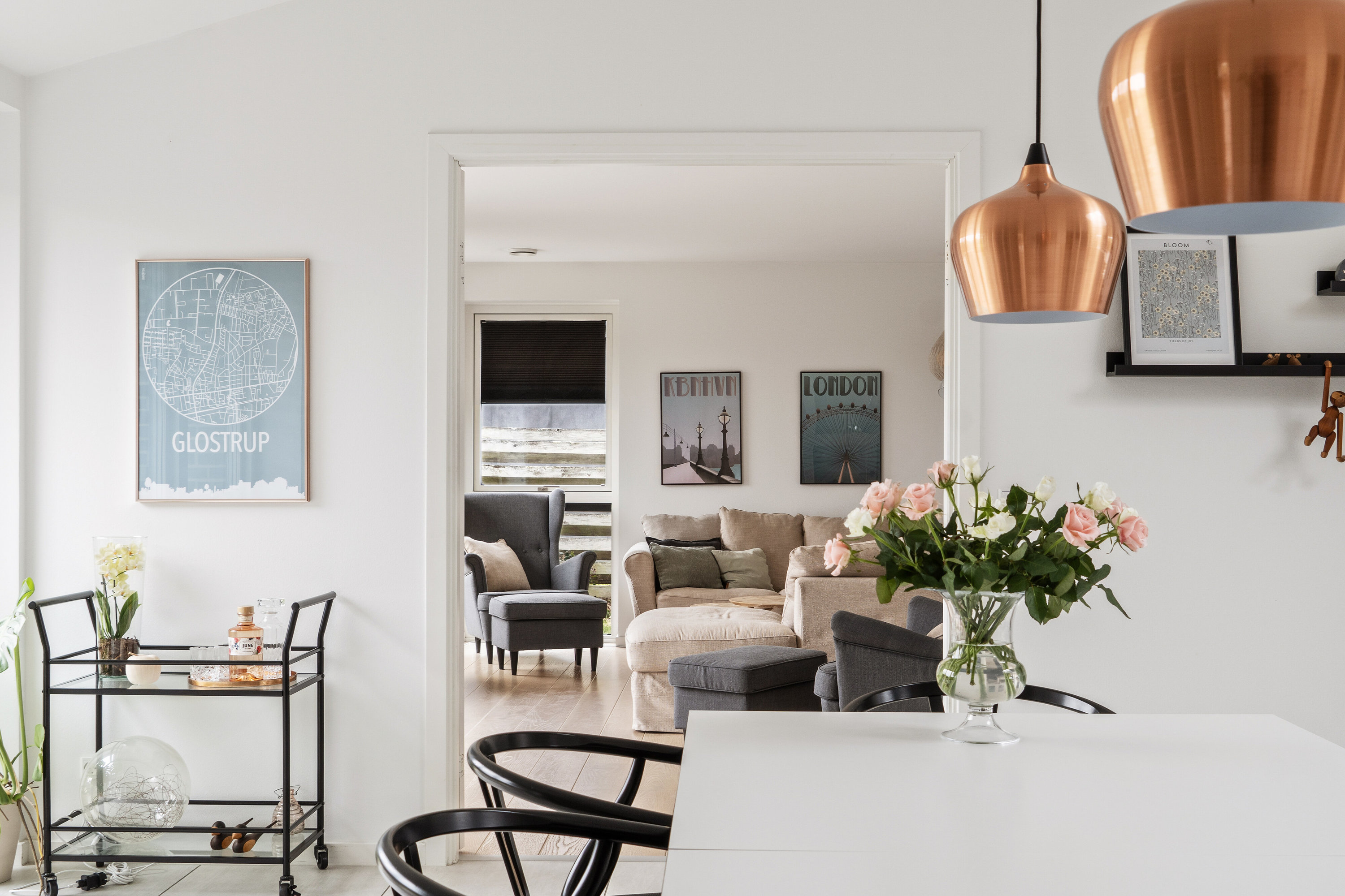 Fremhævet spisestue billede i fuldskærmstilstand. Billede af Duevej 42, 2600 Glostrup