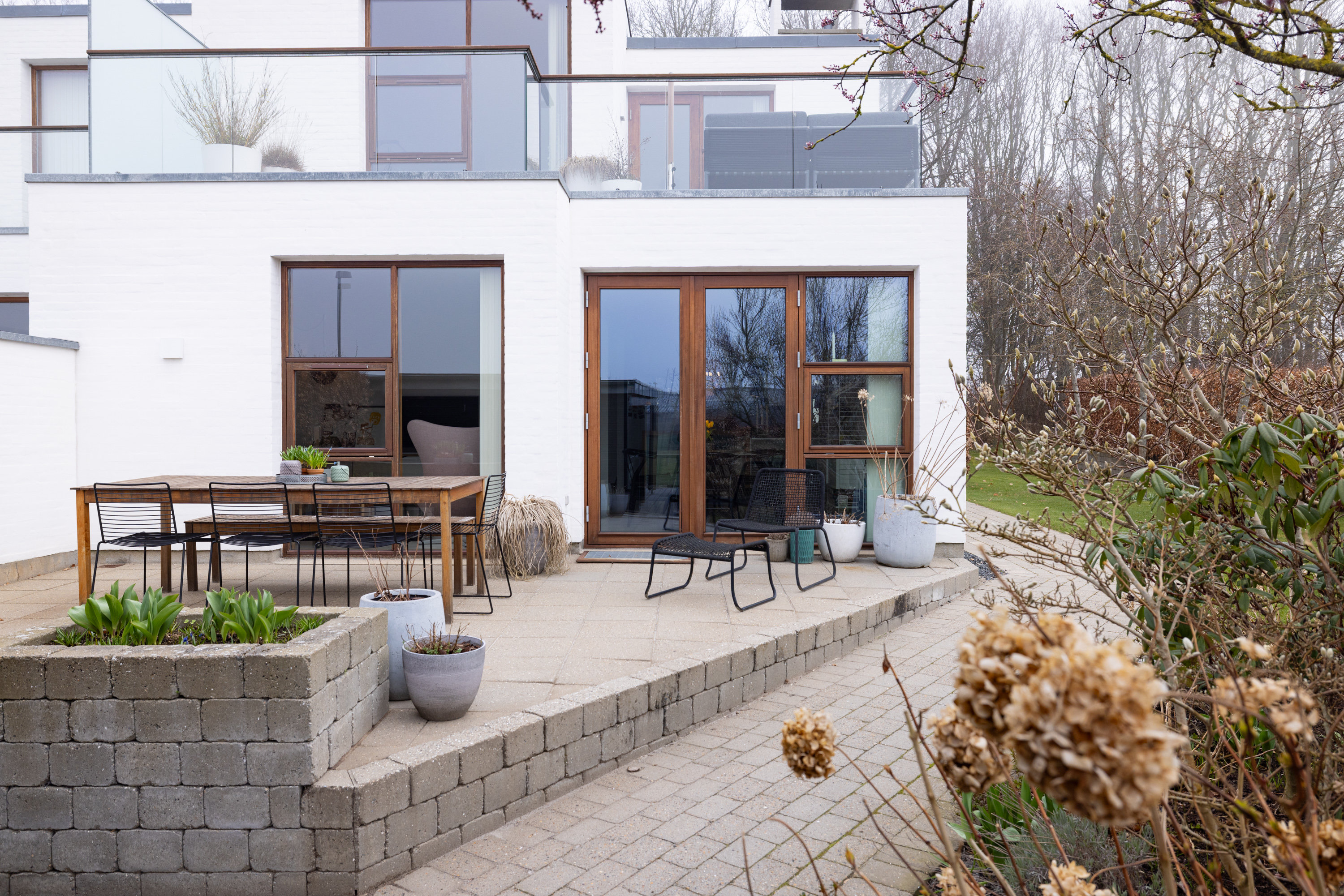 Fremhævet terrasse billede i fuldskærmstilstand. Billede af Nymarks Allé 77, 8320 Mårslet