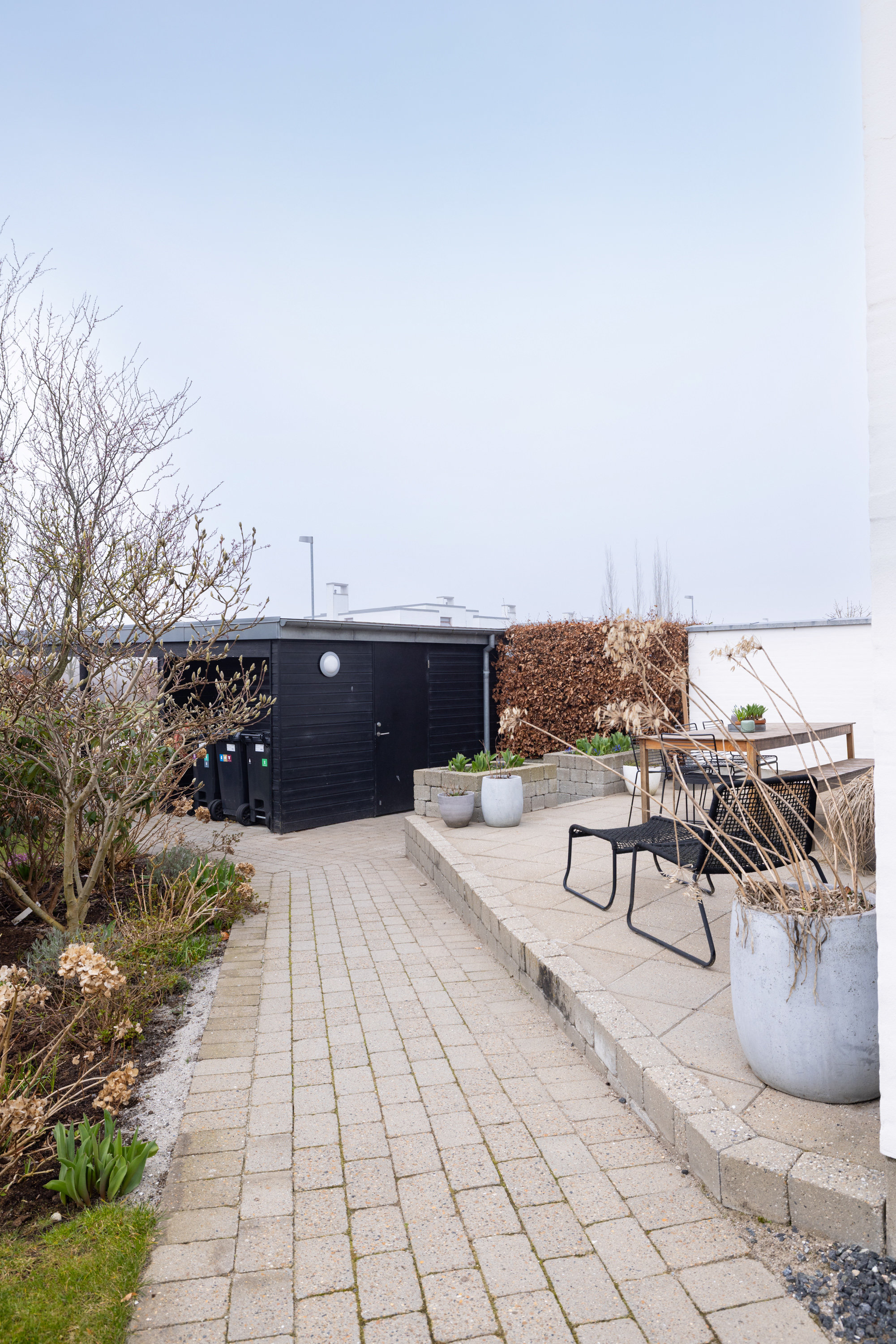 Fremhævet terrasse billede i fuldskærmstilstand. Billede af Nymarks Allé 77, 8320 Mårslet