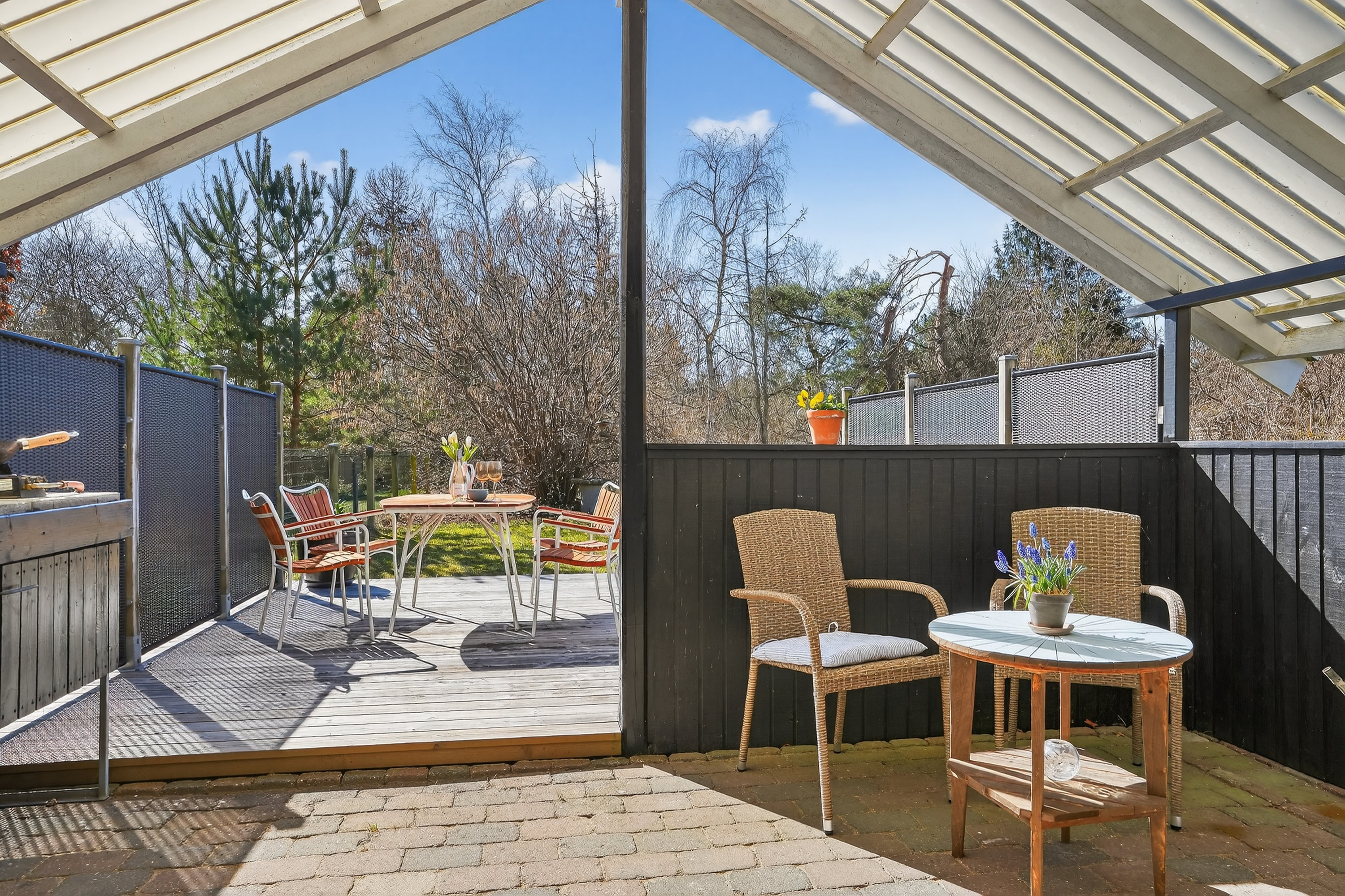 Fremhævet terrasse billede i fuldskærmstilstand. Billede af Vesterlyngvej 113, 4500 Nykøbing Sj