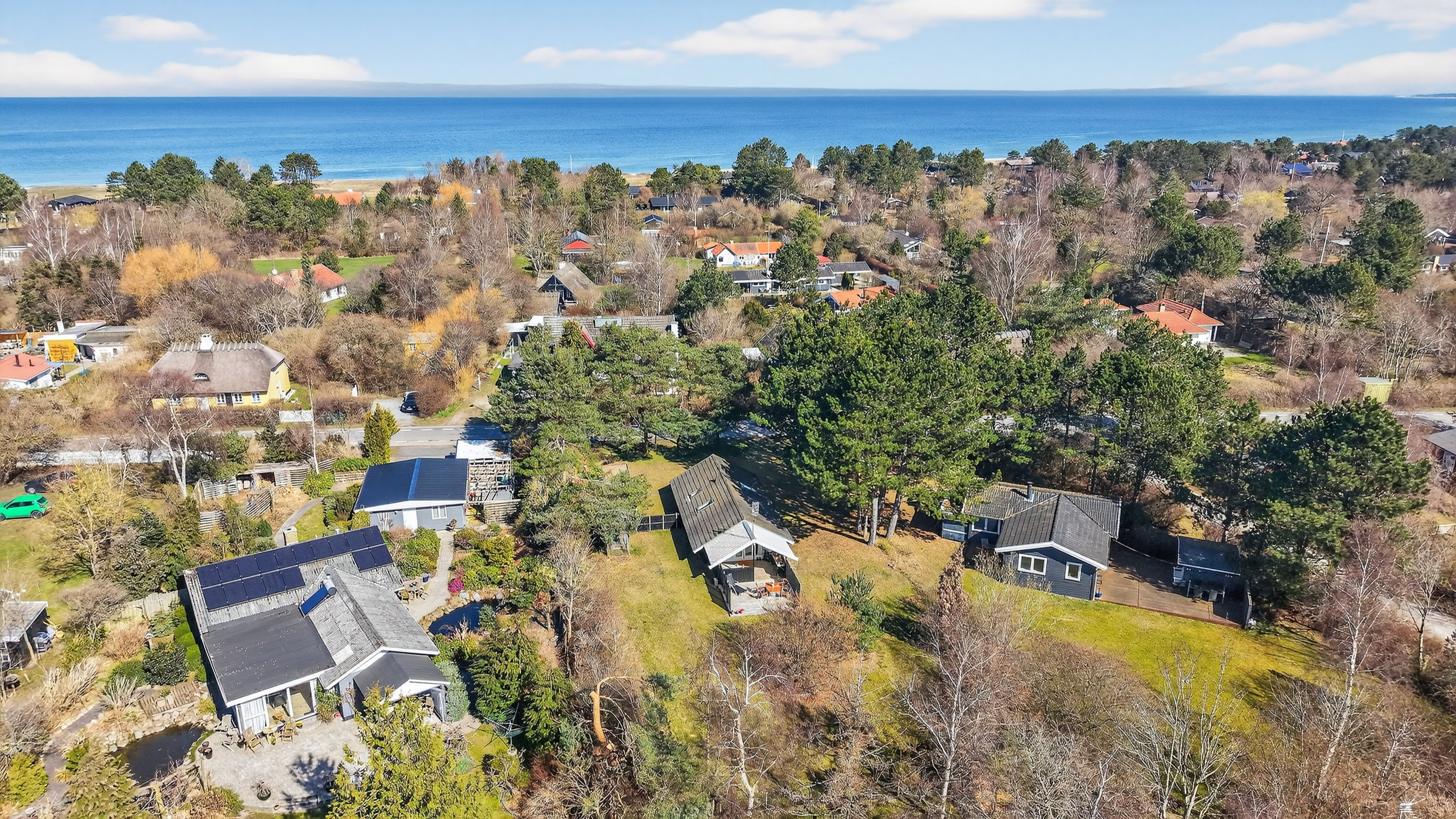 Fremhævet luftfoto billede i fuldskærmstilstand. Billede af Vesterlyngvej 113, 4500 Nykøbing Sj